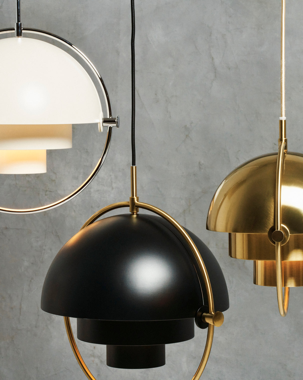 MULTI-LITE white pendant lamp