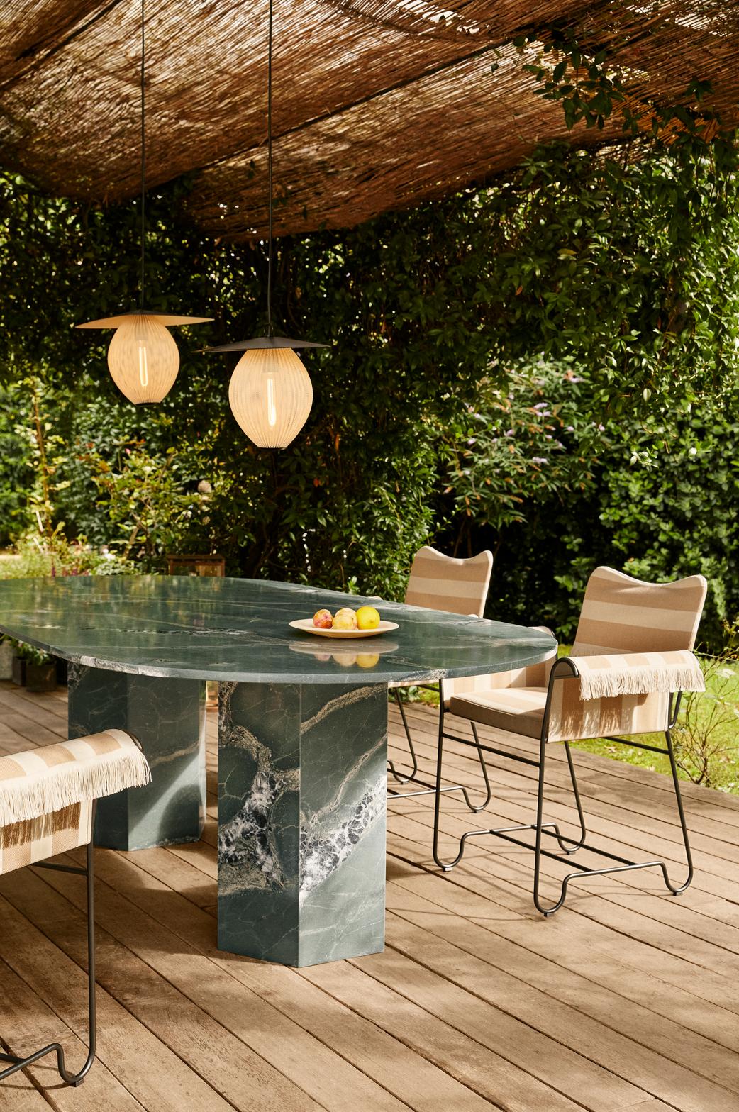 EPIC Green Quartz Garden Table
