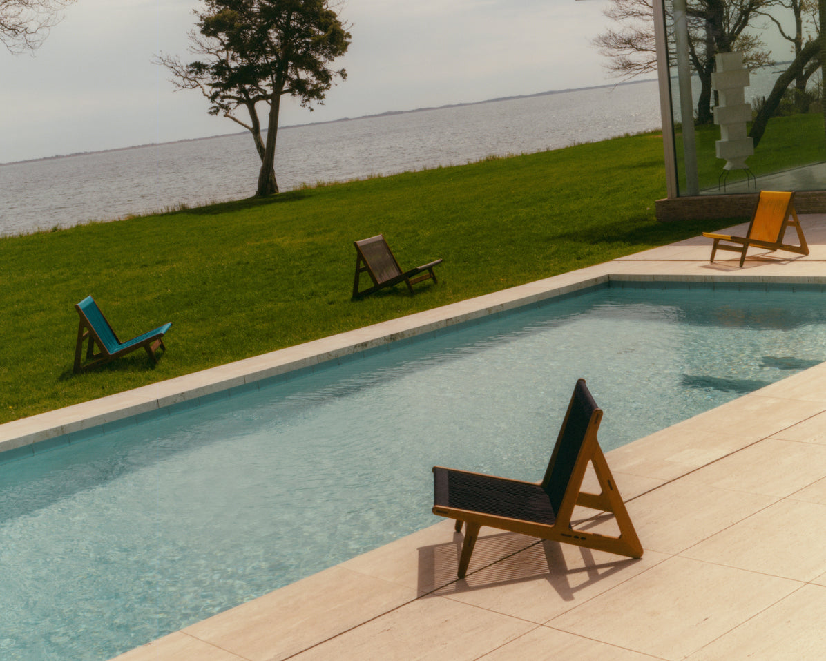 MR01 Garden Armchair Iroko Wood