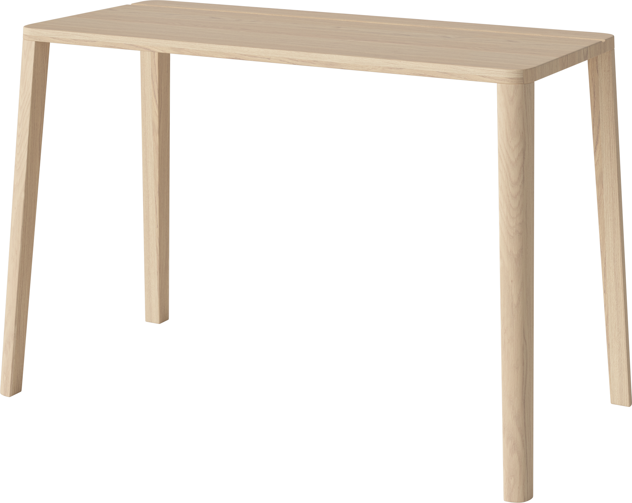 Biurko GRACEFUL bielone drewno dębowe