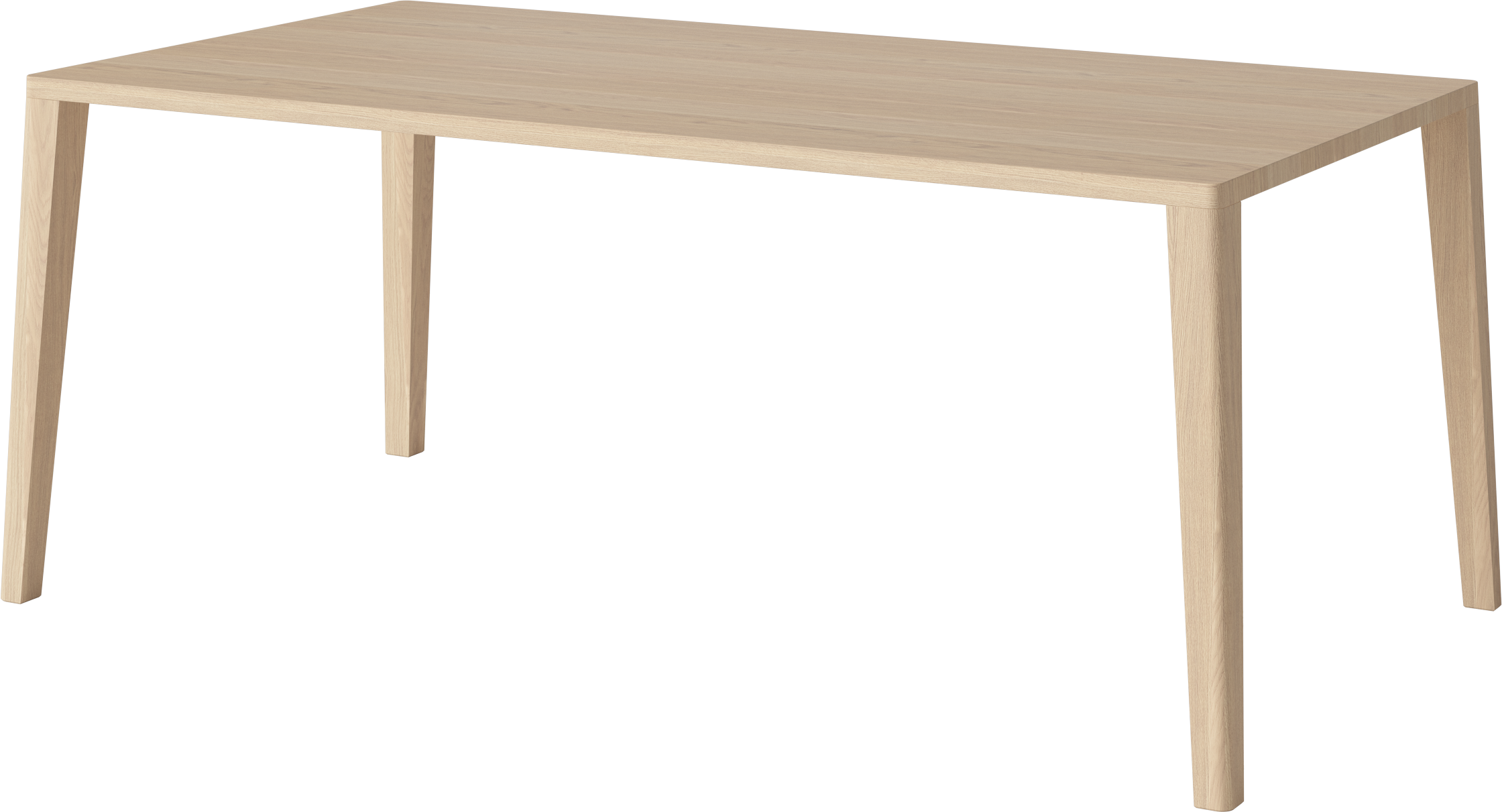 Anmutiger Tisch gebleichtes Eichenholz