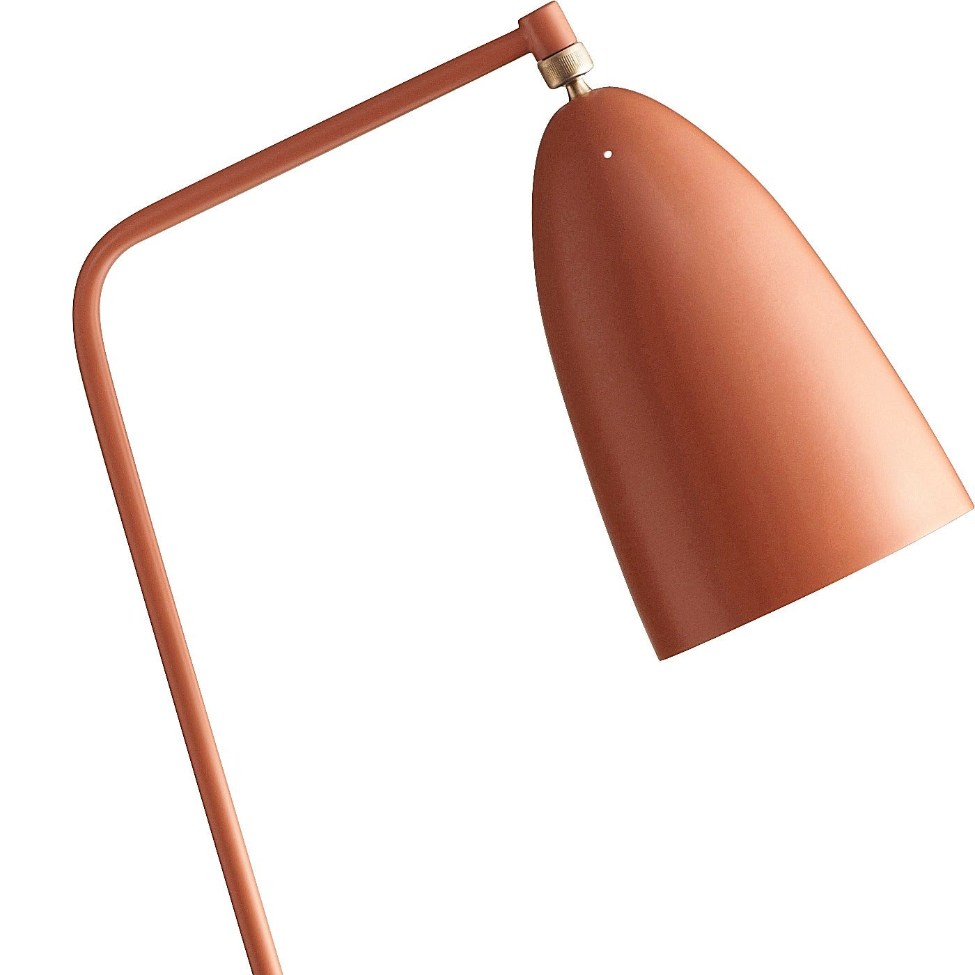 Lampa podłogowa do czytania GRÄSHOPPA pomarańczowy trójnóg