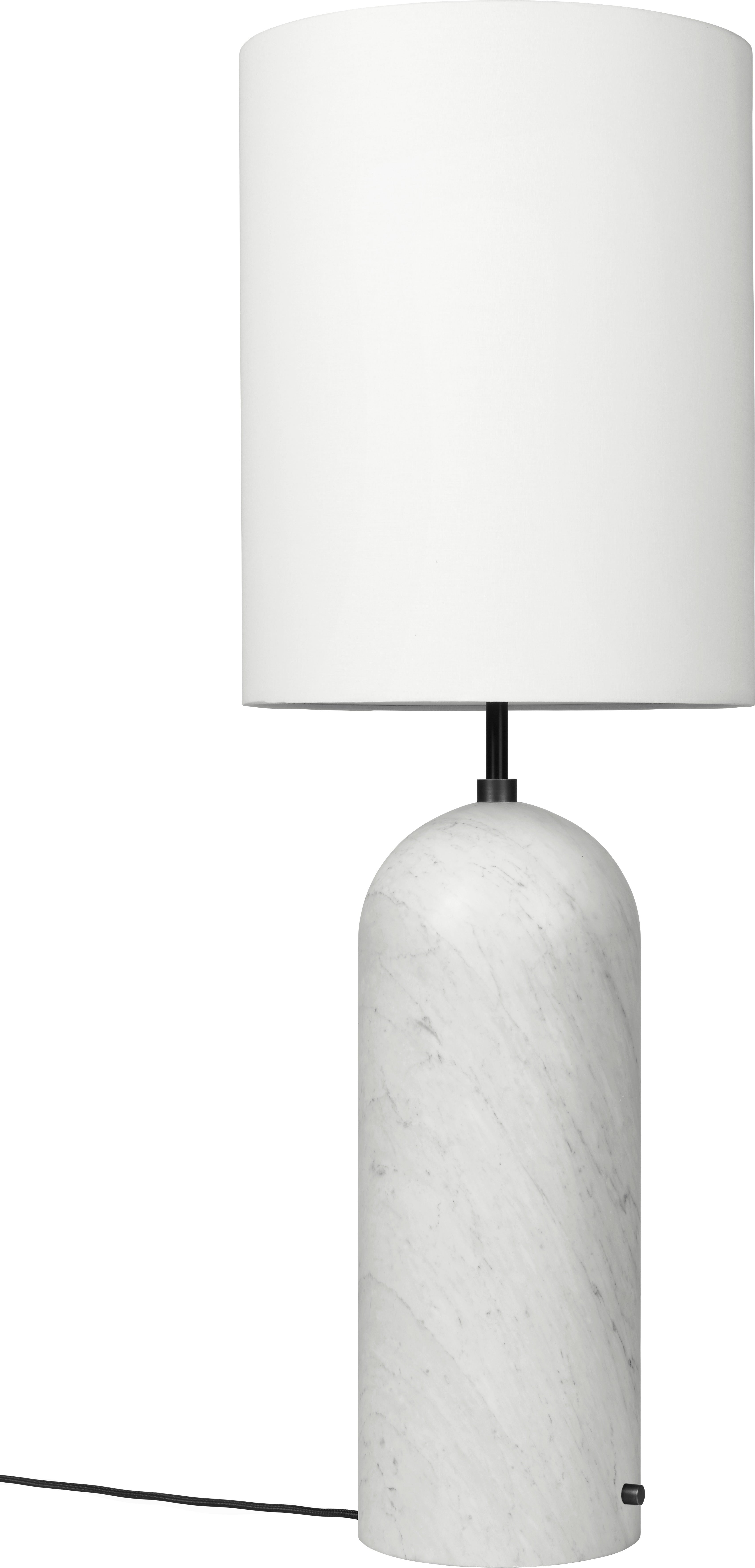 Lampa podłogowa GRAVITY XL biały marmur