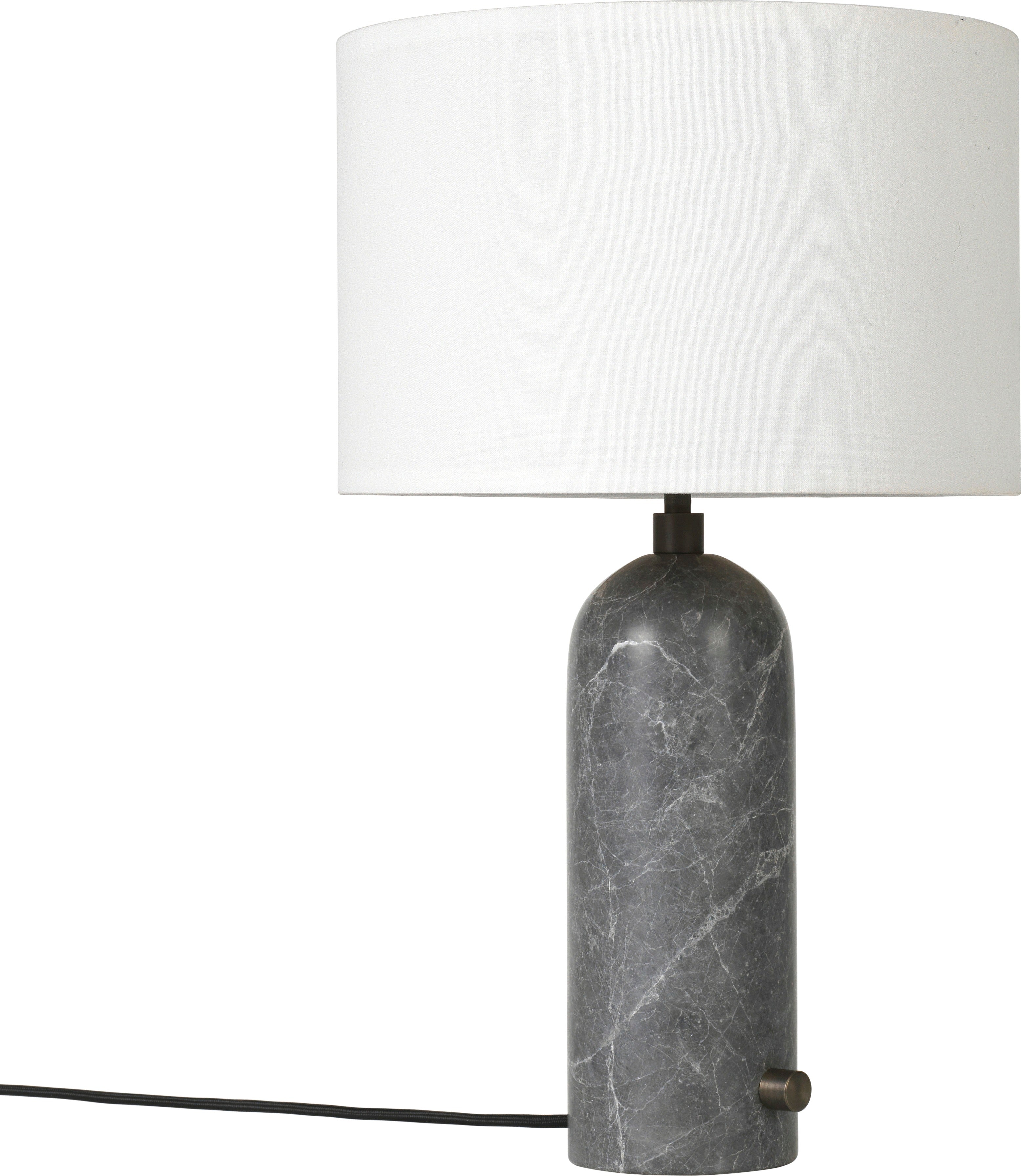 Lampa stołowa GRAVITY szary marmur