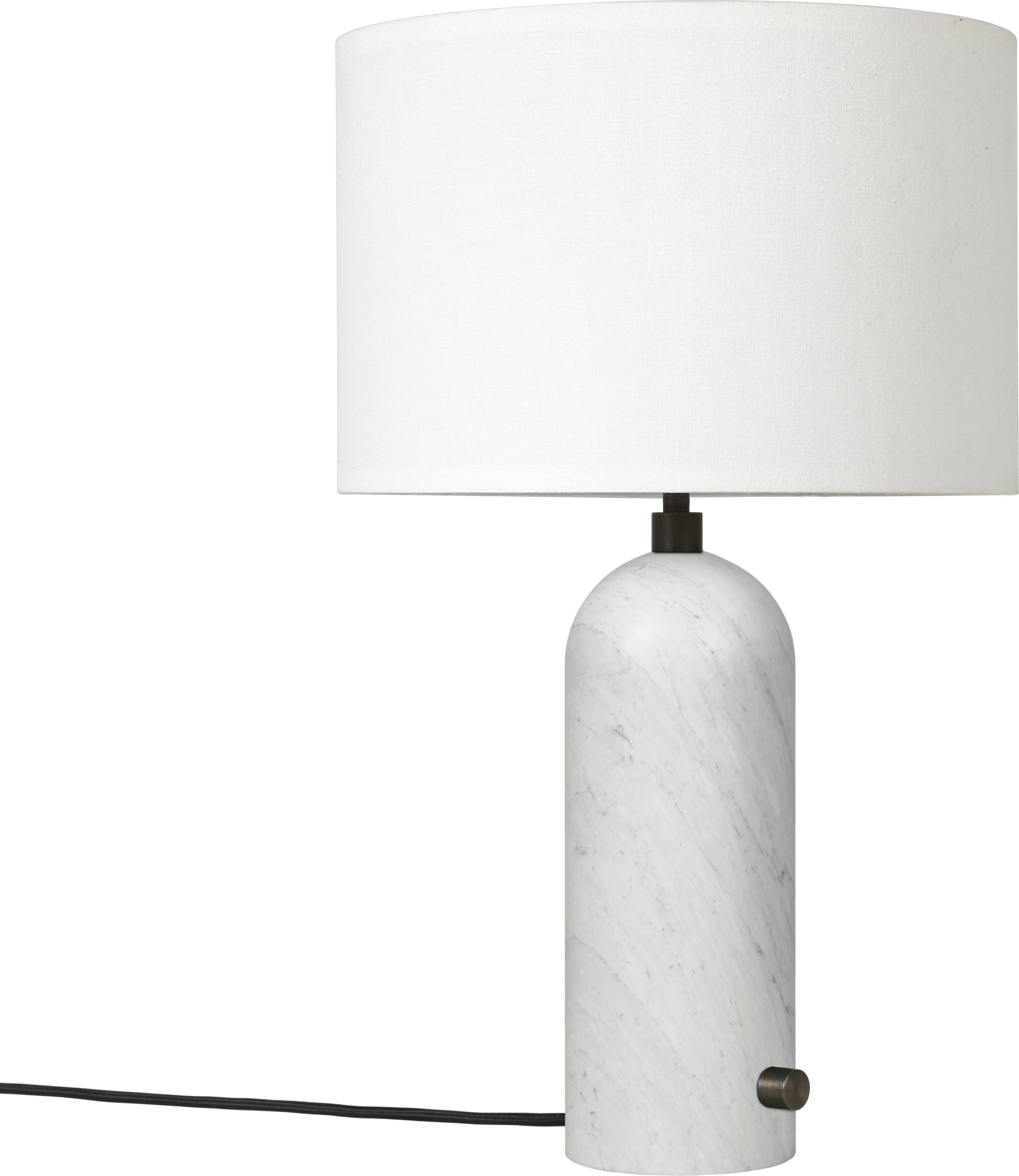 Lampa stołowa GRAVITY biały marmur