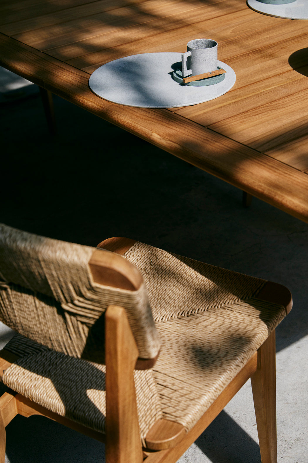 C-CHAIR garden chair made of teak wood