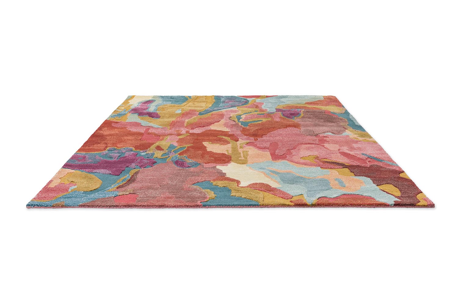 Rosewood Forest rug Huckleberry brown-borde