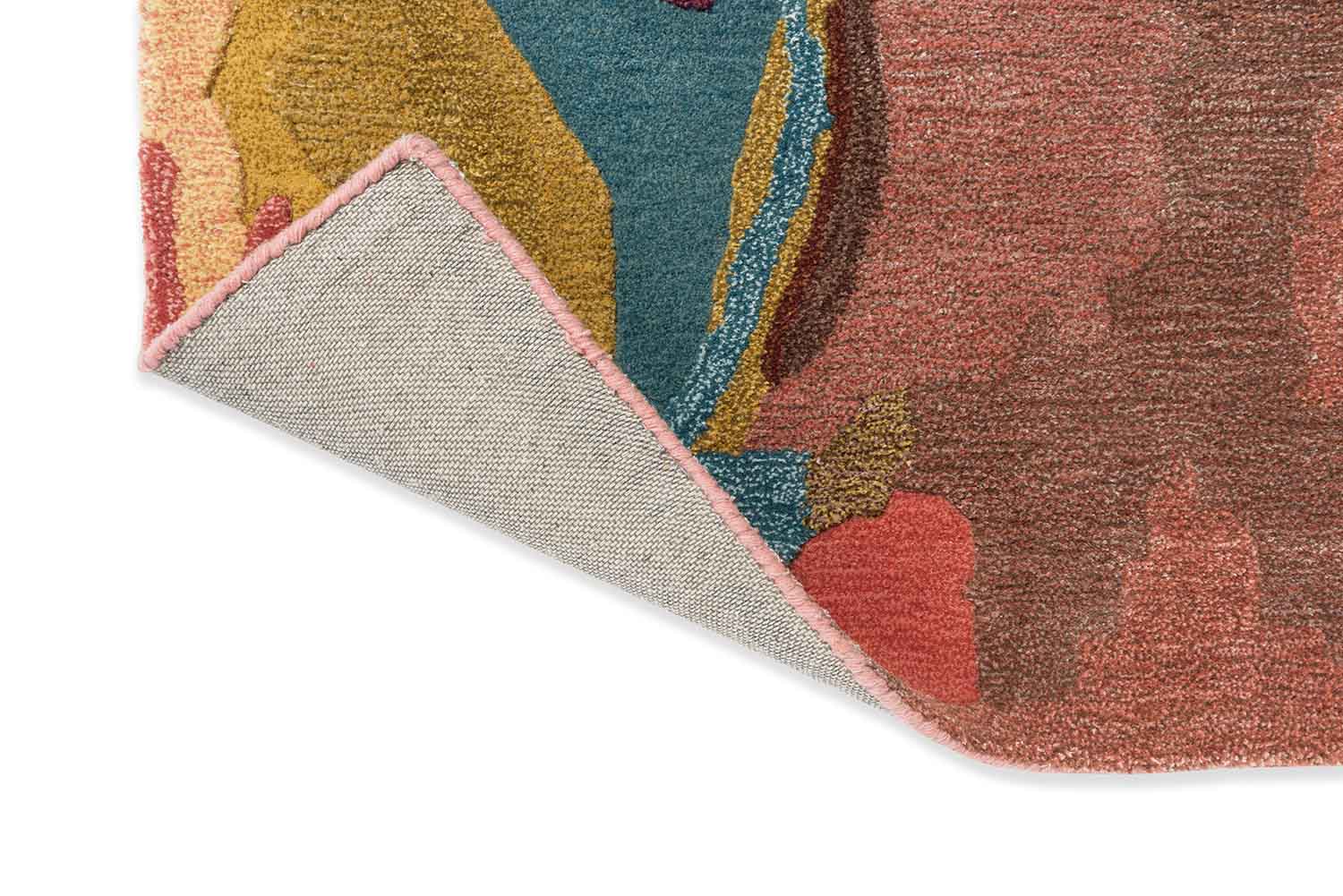 Rosewood Forest rug Huckleberry brown-borde