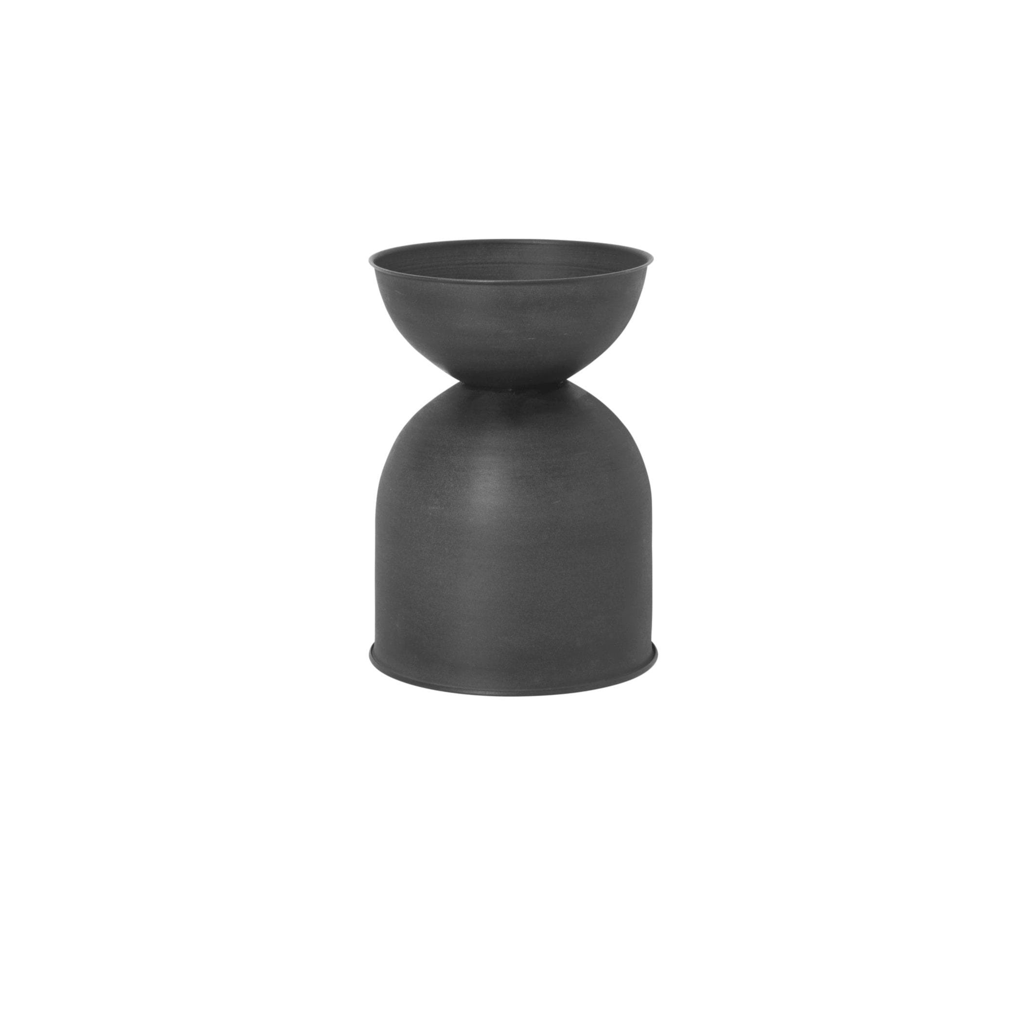 Doniczka HOURGLASS czarny