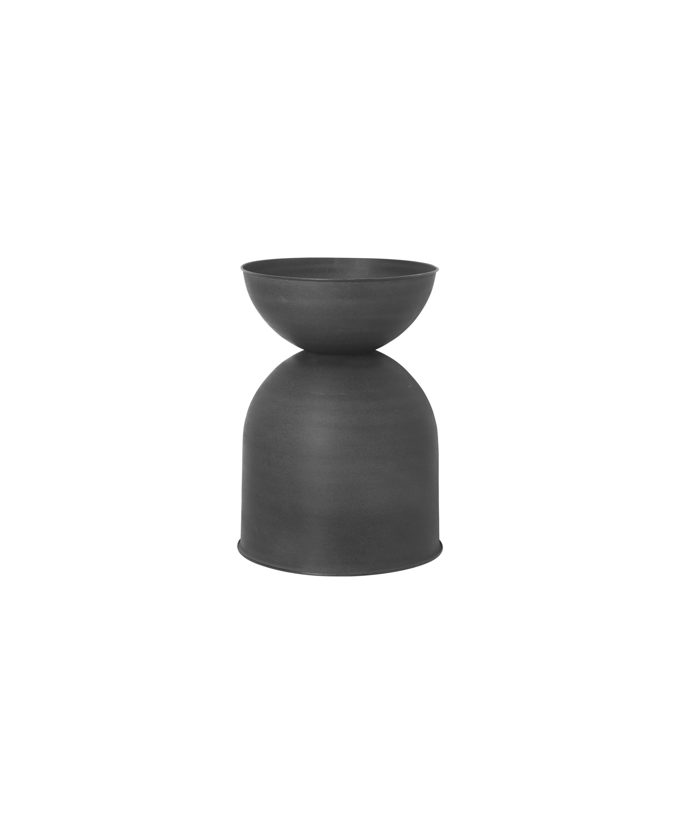 Doniczka HOURGLASS czarny