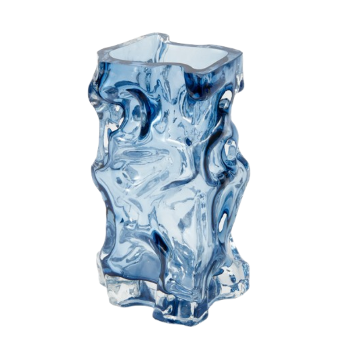 ICE dark blue vase