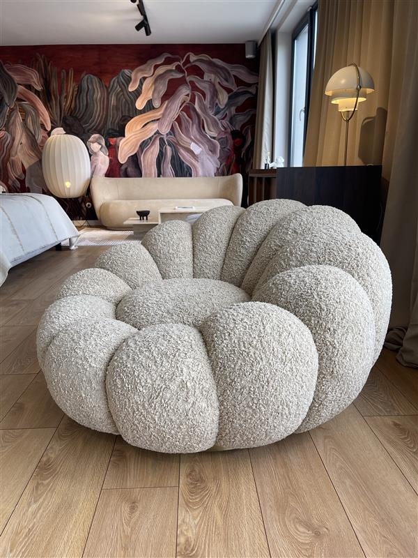 MELLO sand swivel armchair - display model