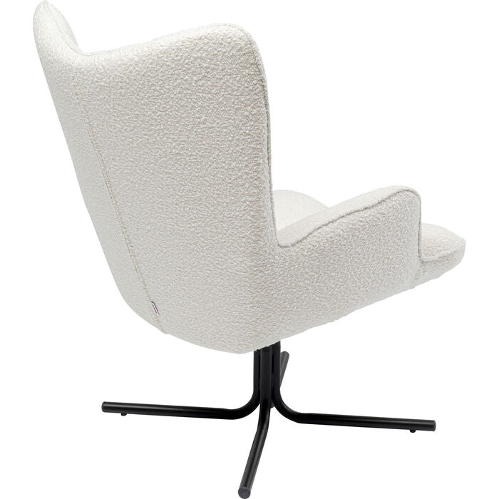 Fotel obrotowy OSCAR kremowy boucle