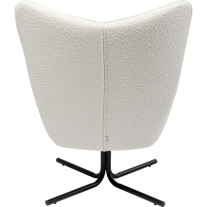 Fotel obrotowy OSCAR kremowy boucle