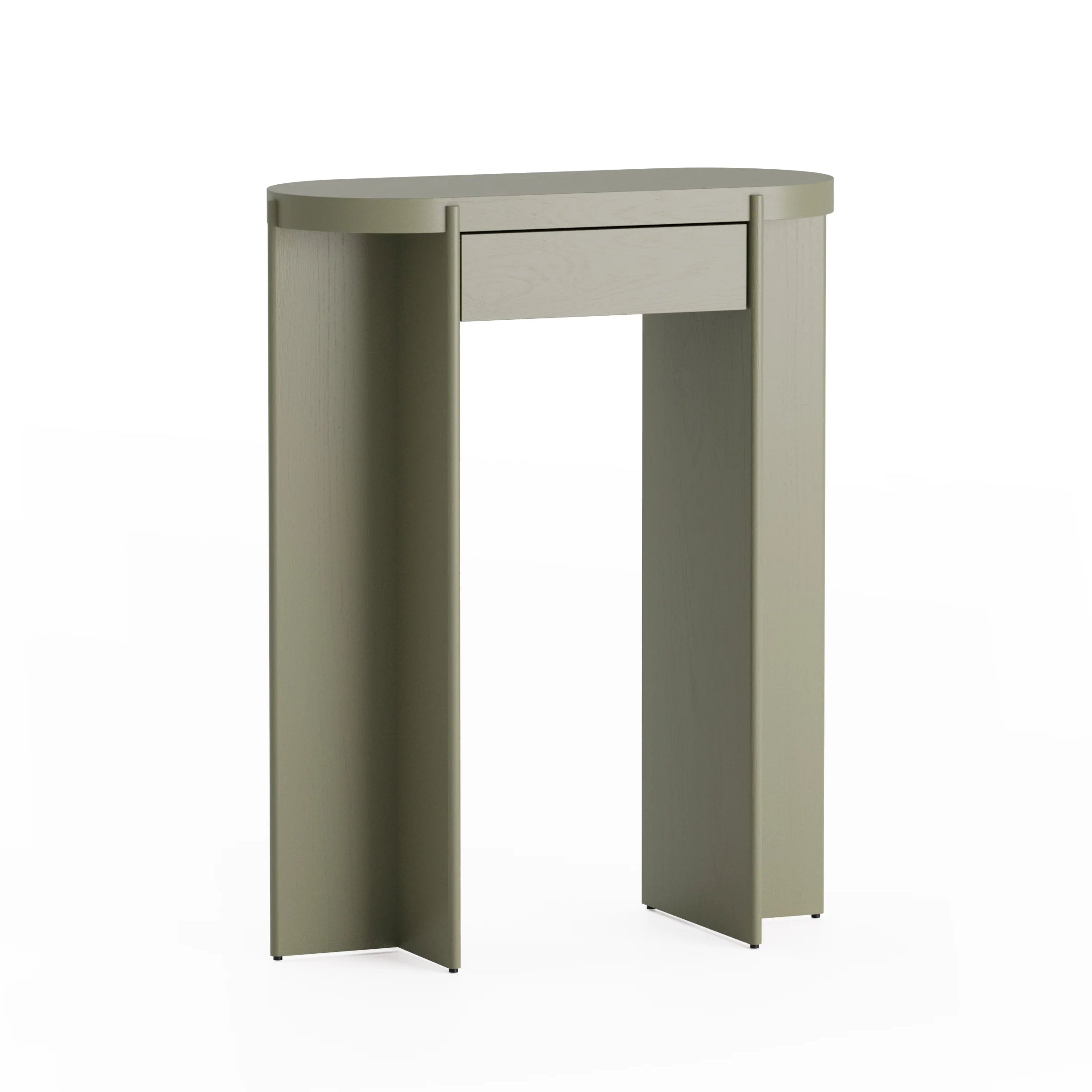 KIRU Console Olive Oak Wood