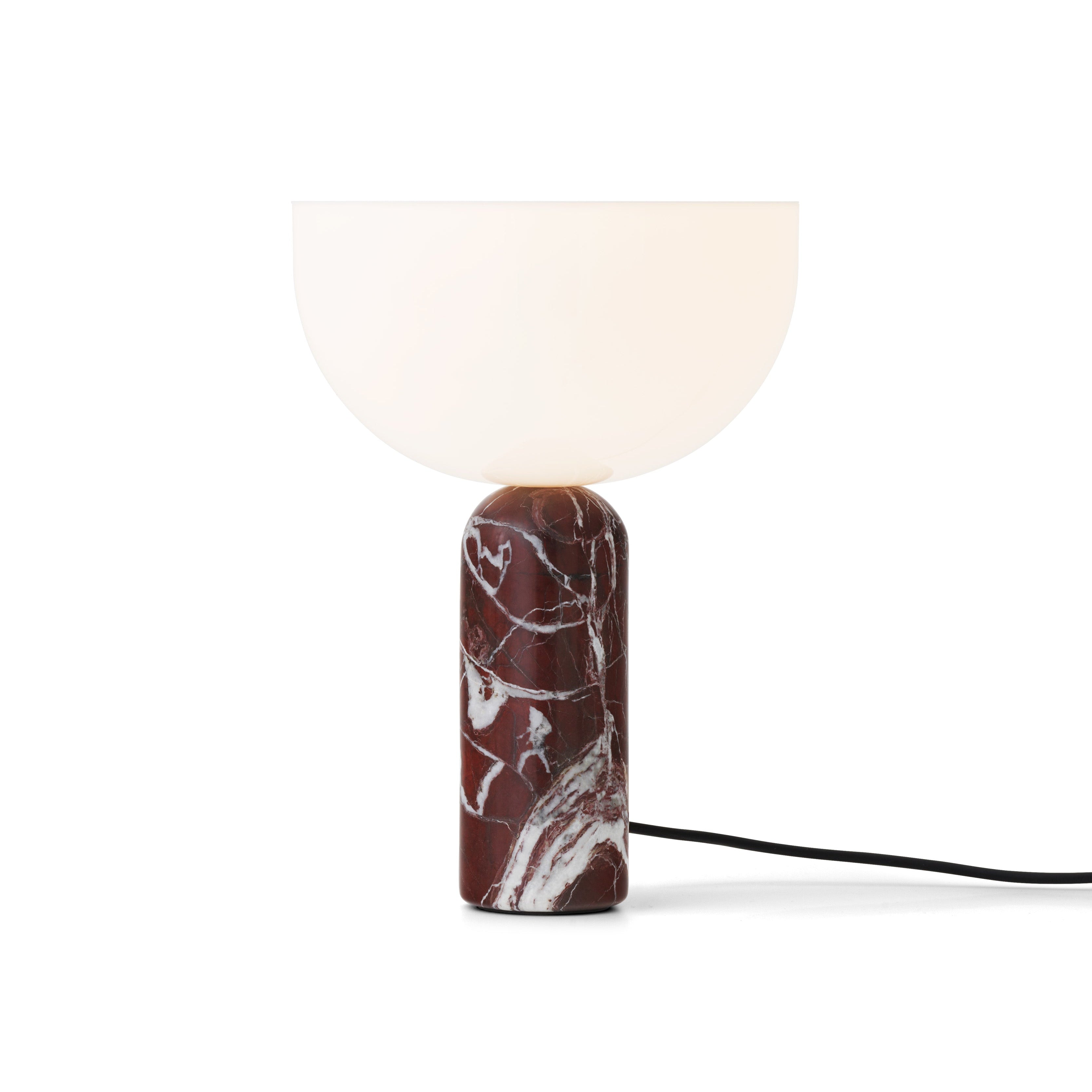 Lampa stołowa KIZU bordowy marmur