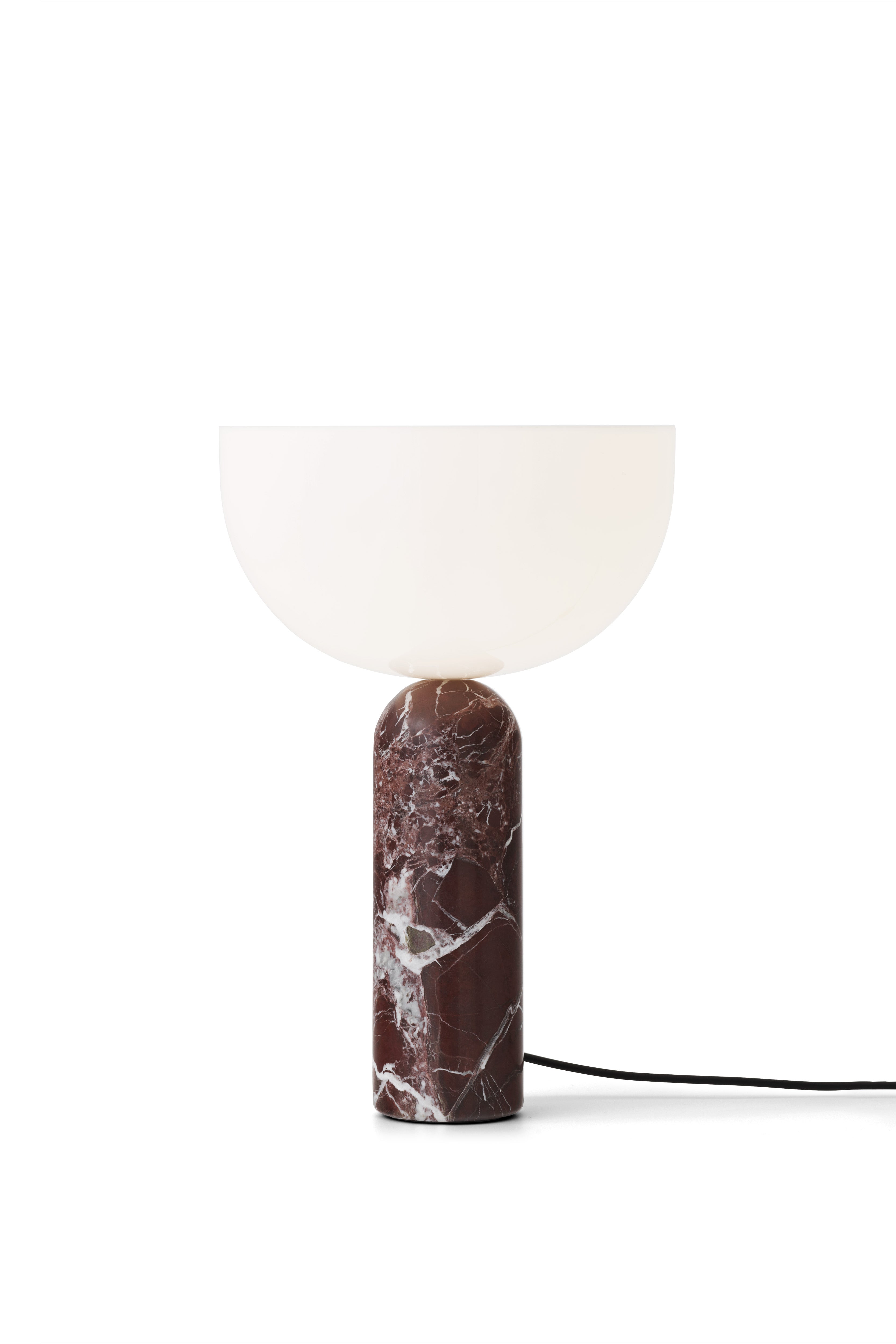 Lampa stołowa KIZU bordowy marmur