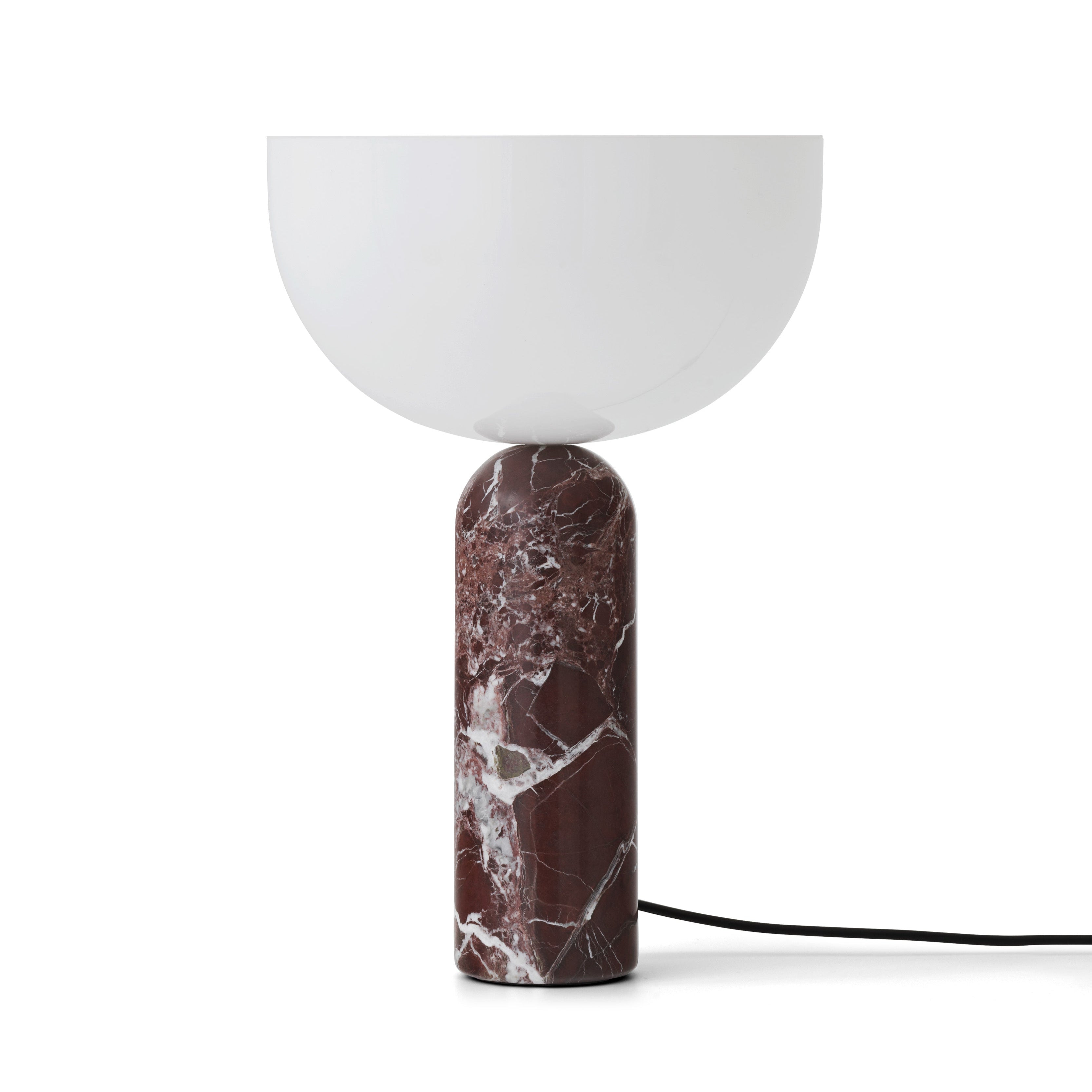 Lampa stołowa KIZU bordowy marmur