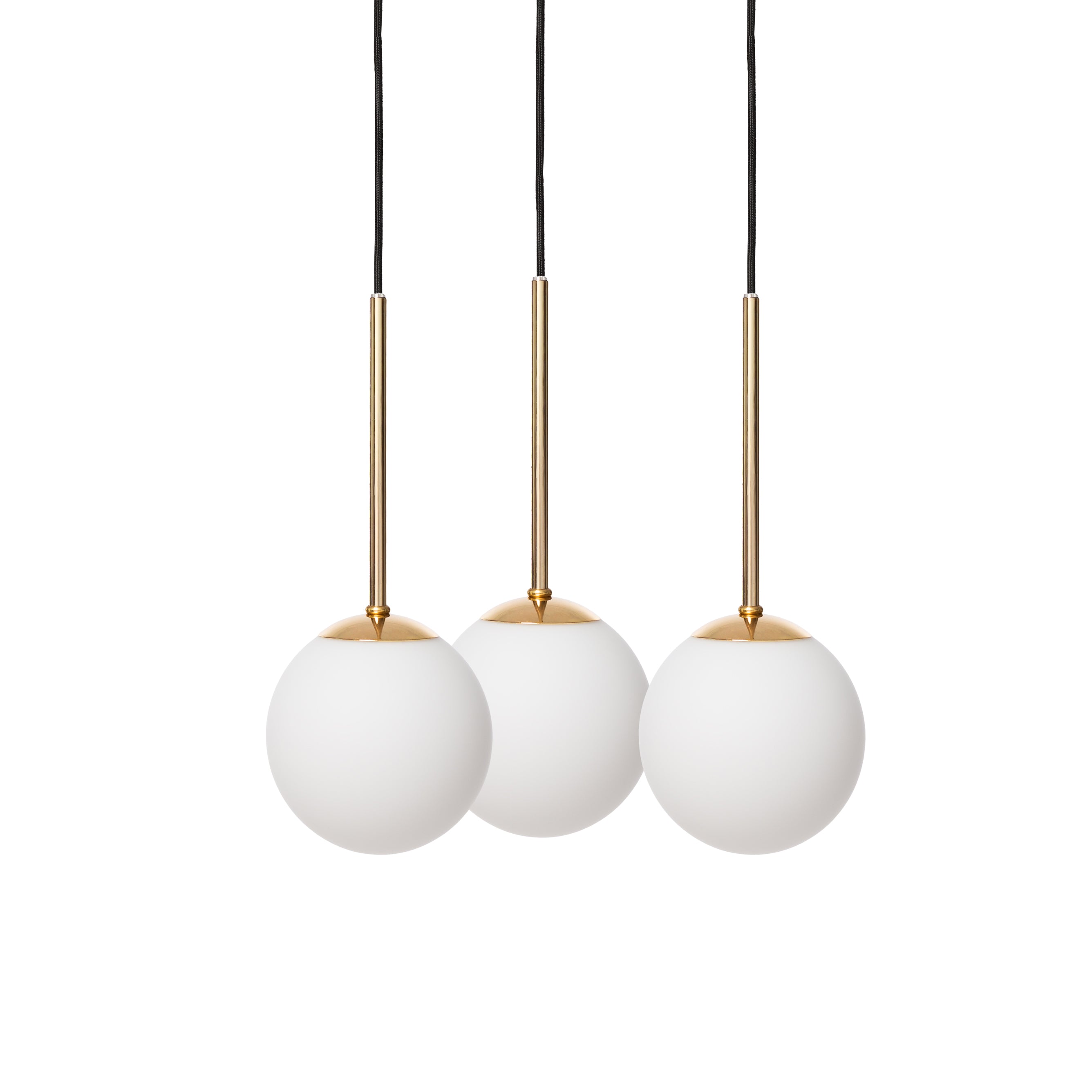 Lampa wisząca trzypunktowa LAMIA złoty