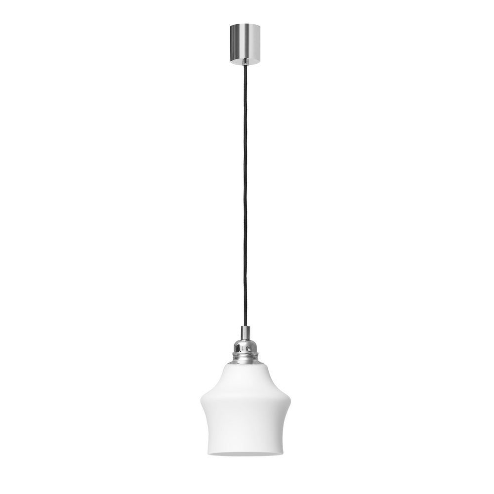 Pendelleuchte LONGIS WEISS II weiß mit glänzendem Chrom