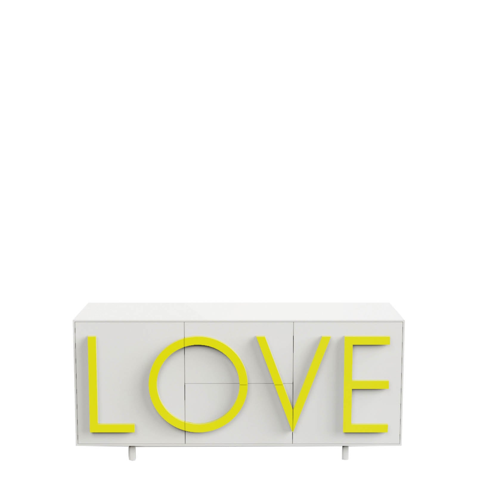 LOVE Kommode weiß