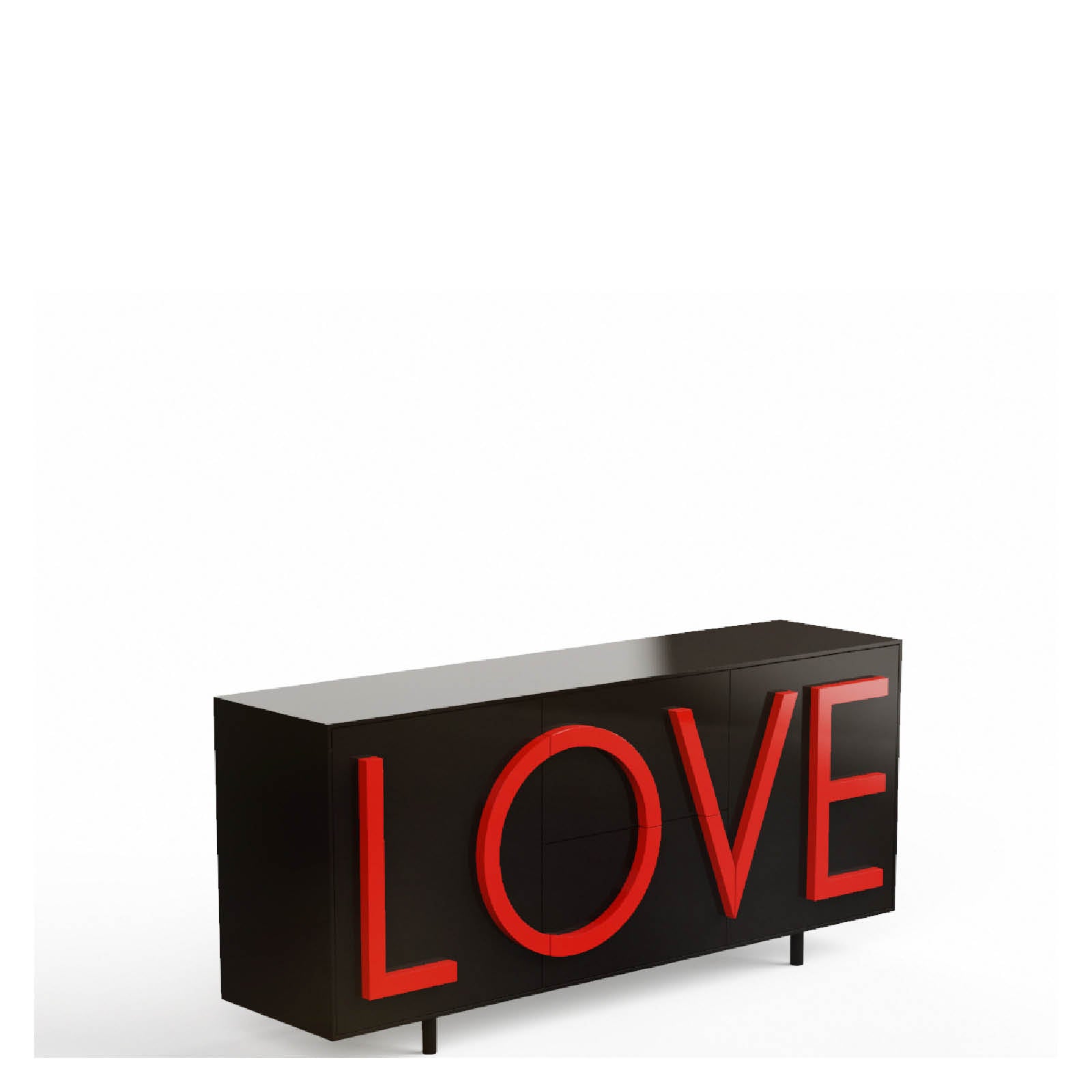 LOVE Kommode schwarz