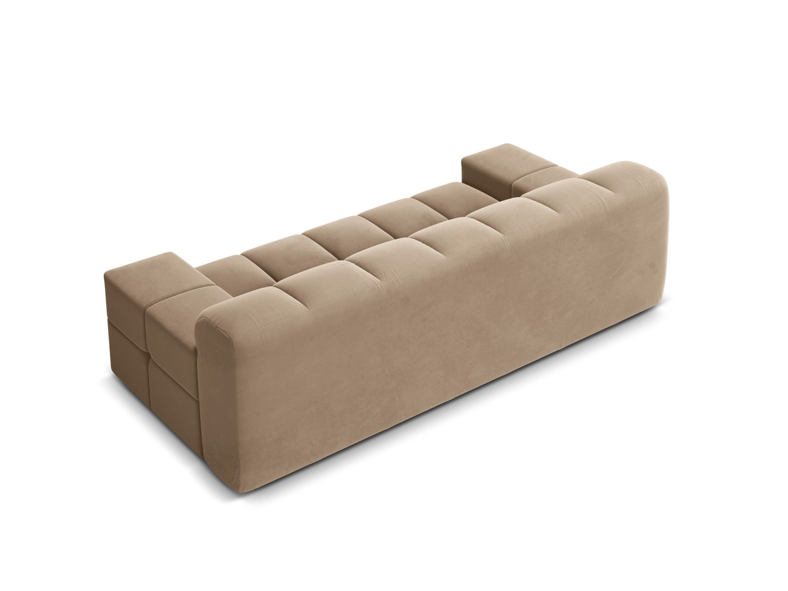 Sofa aksamitna 2-osobowa AGAVE beżowy