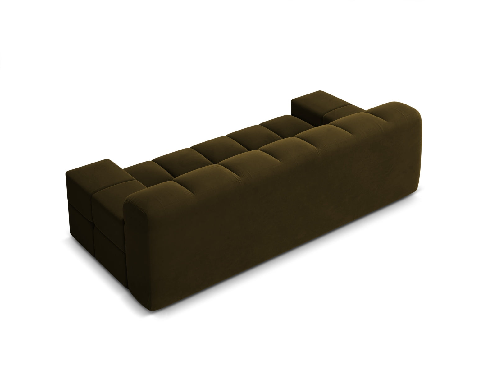 Sofa aksamitna 2-osobowa AGAVE zielony
