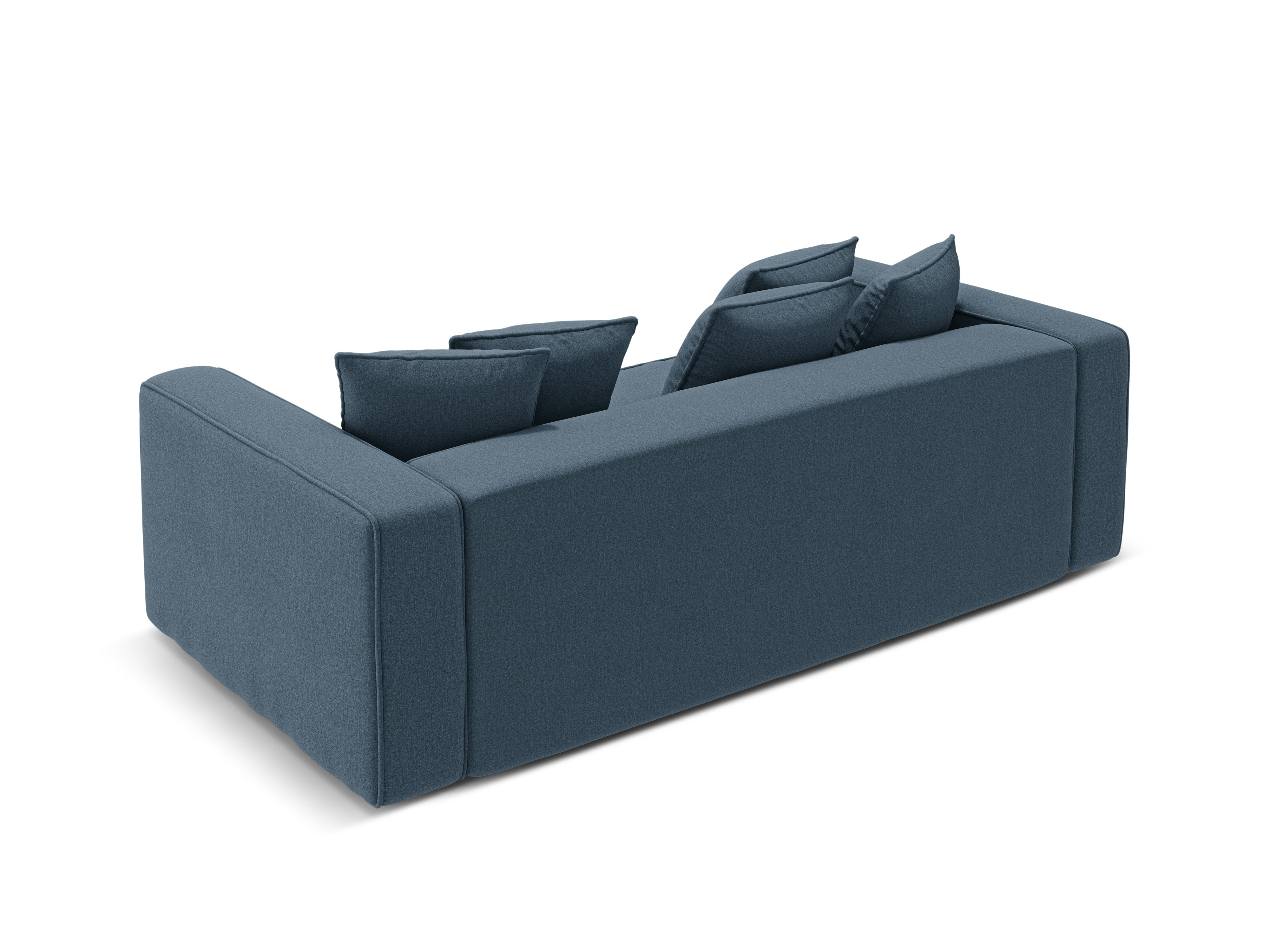 Sofa z funkcją spania RIBES dżinsowy niebieski szenil