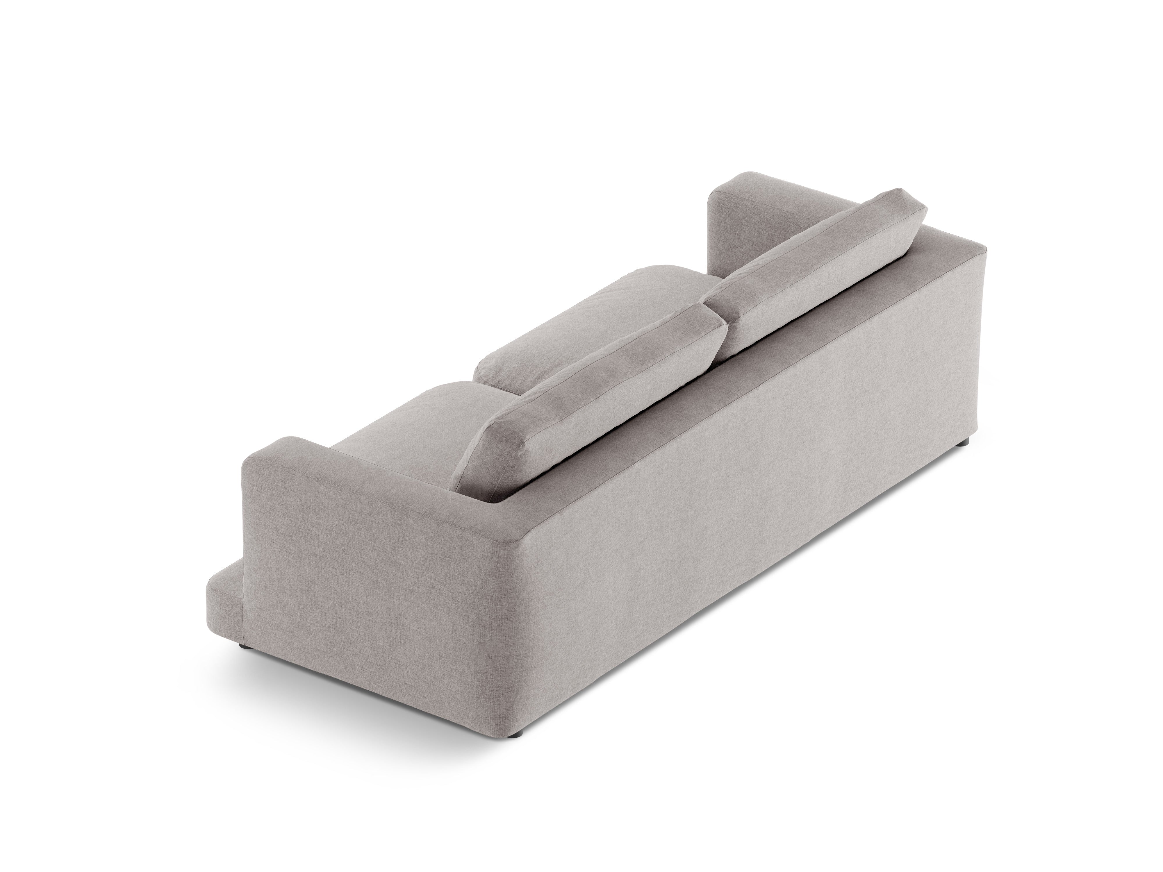Sofa 3-osobowa DAPHNE ciepły szary szenil