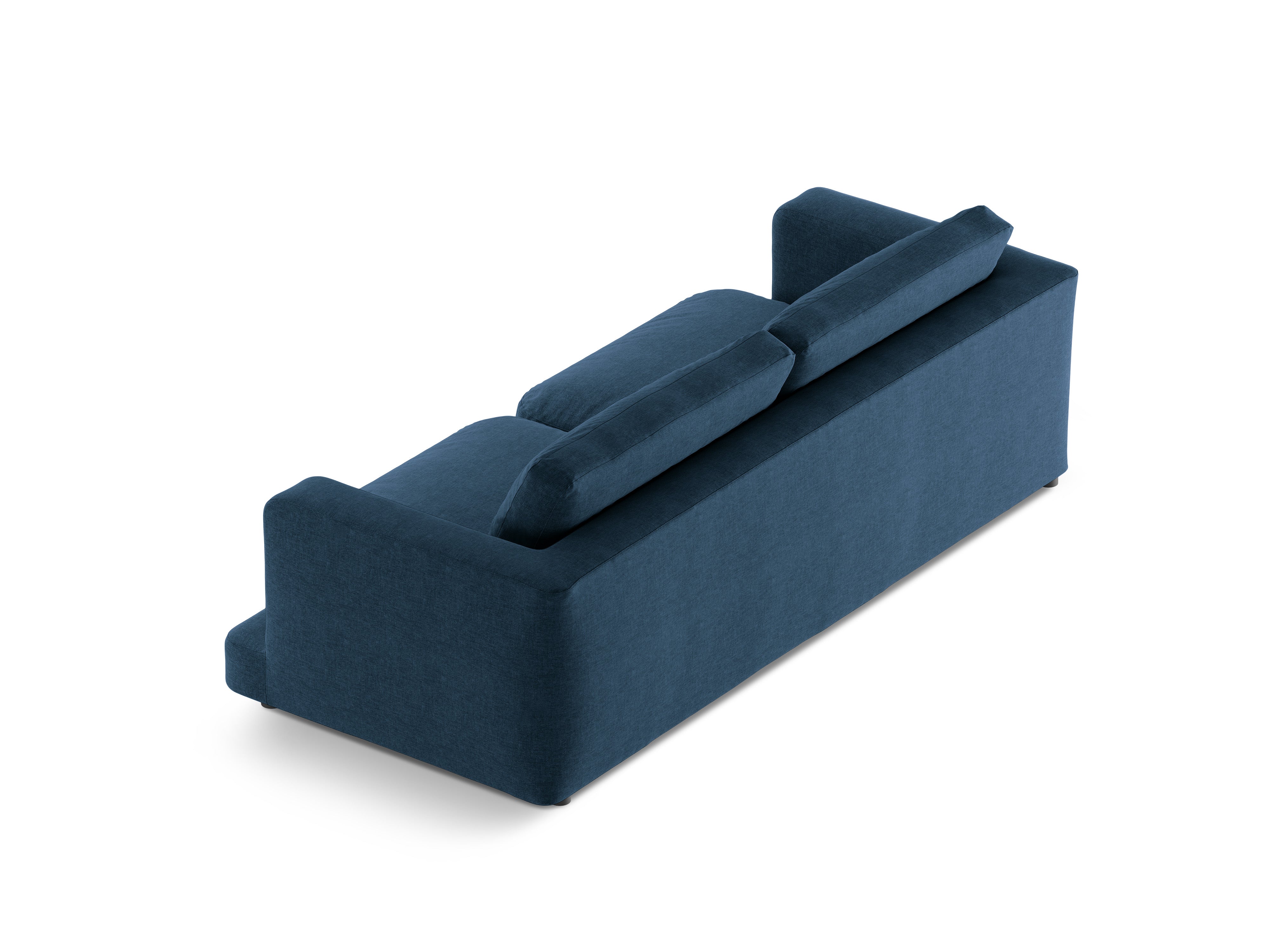 Sofa 3-osobowa DAPHNE ciemnoniebieski szenil