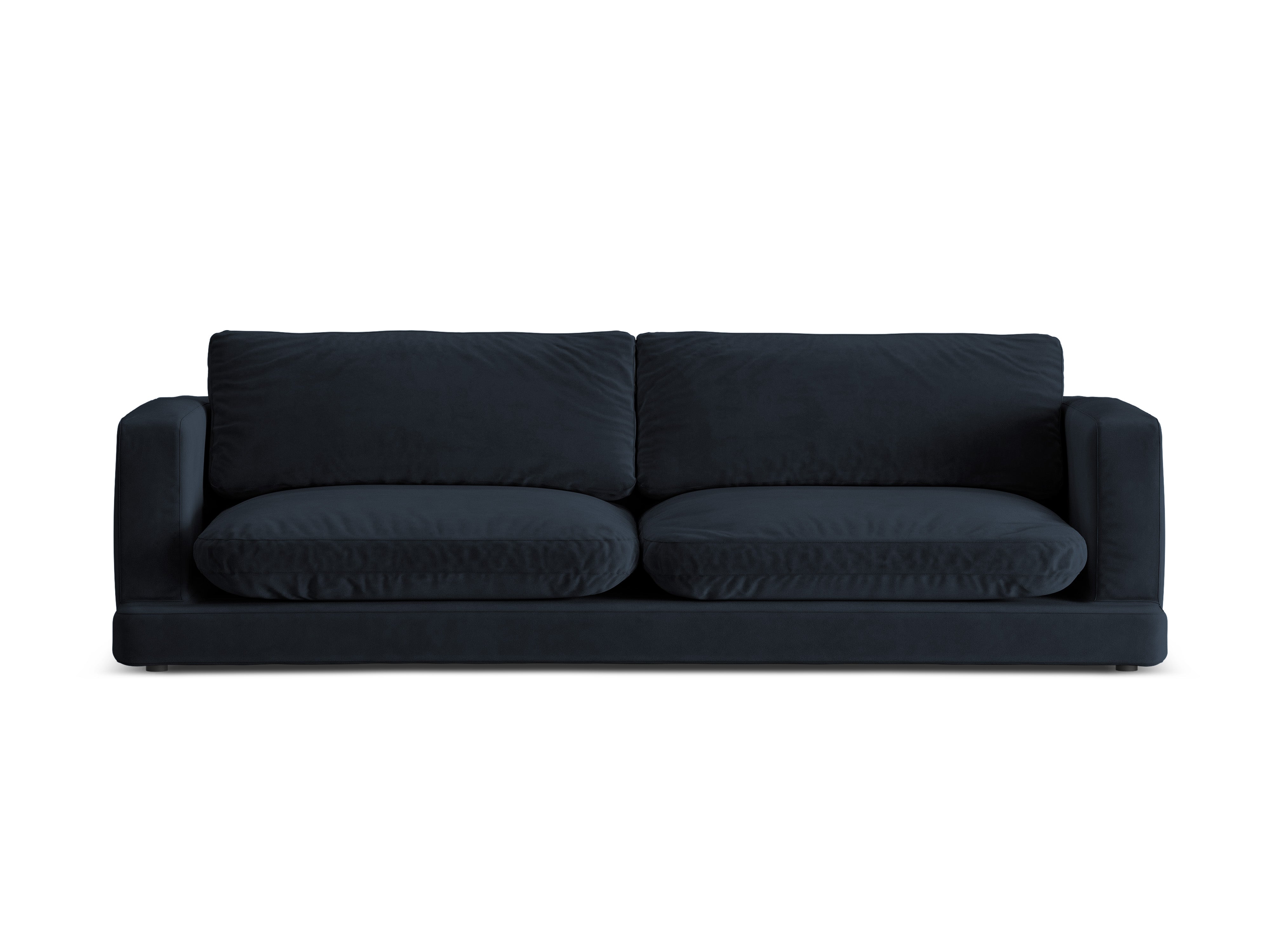 Sofa aksamitna 4-osobowa DAPHNE granatowy