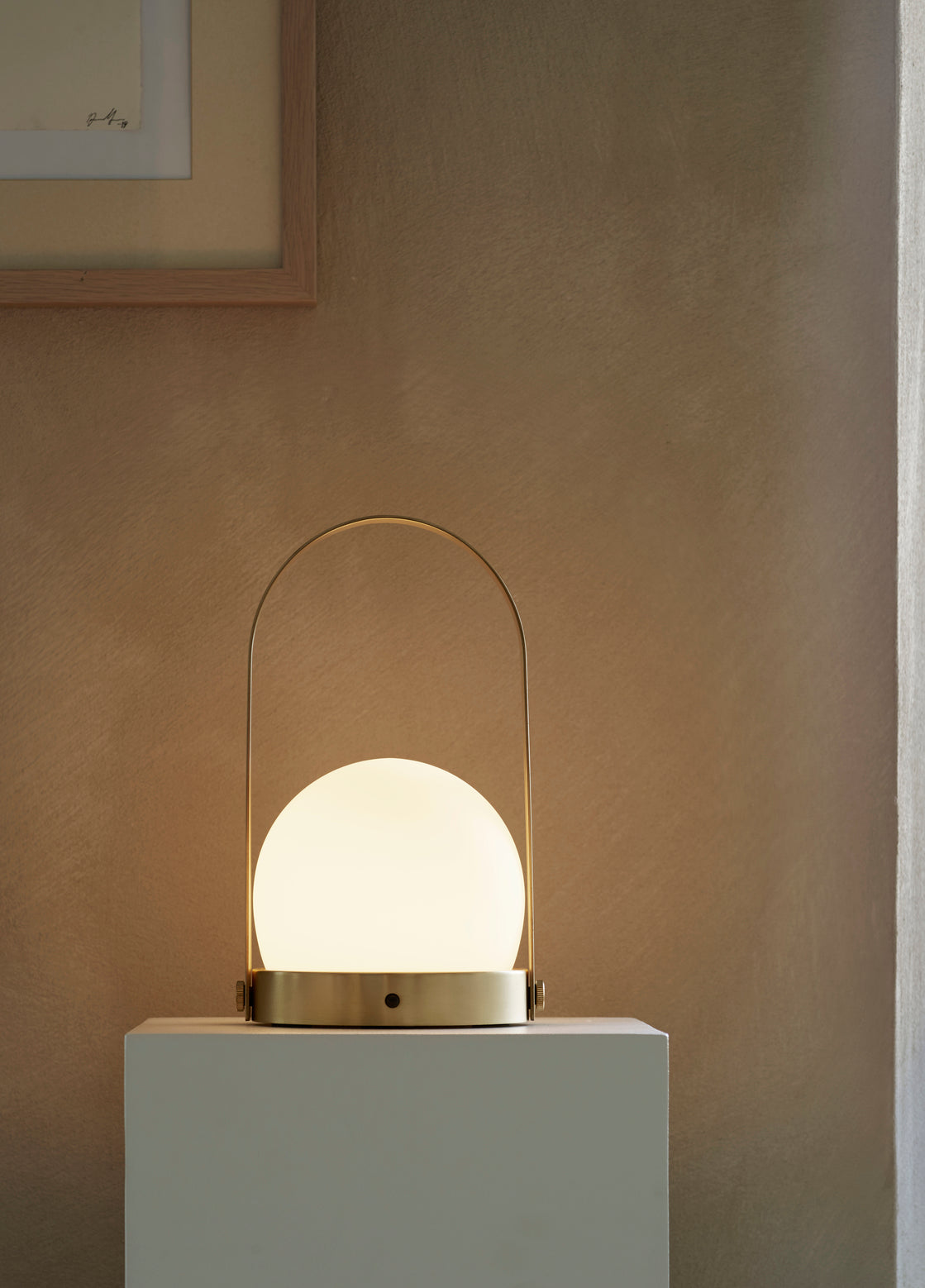 Lampa przenośna CARRIE polerowany mosiądz