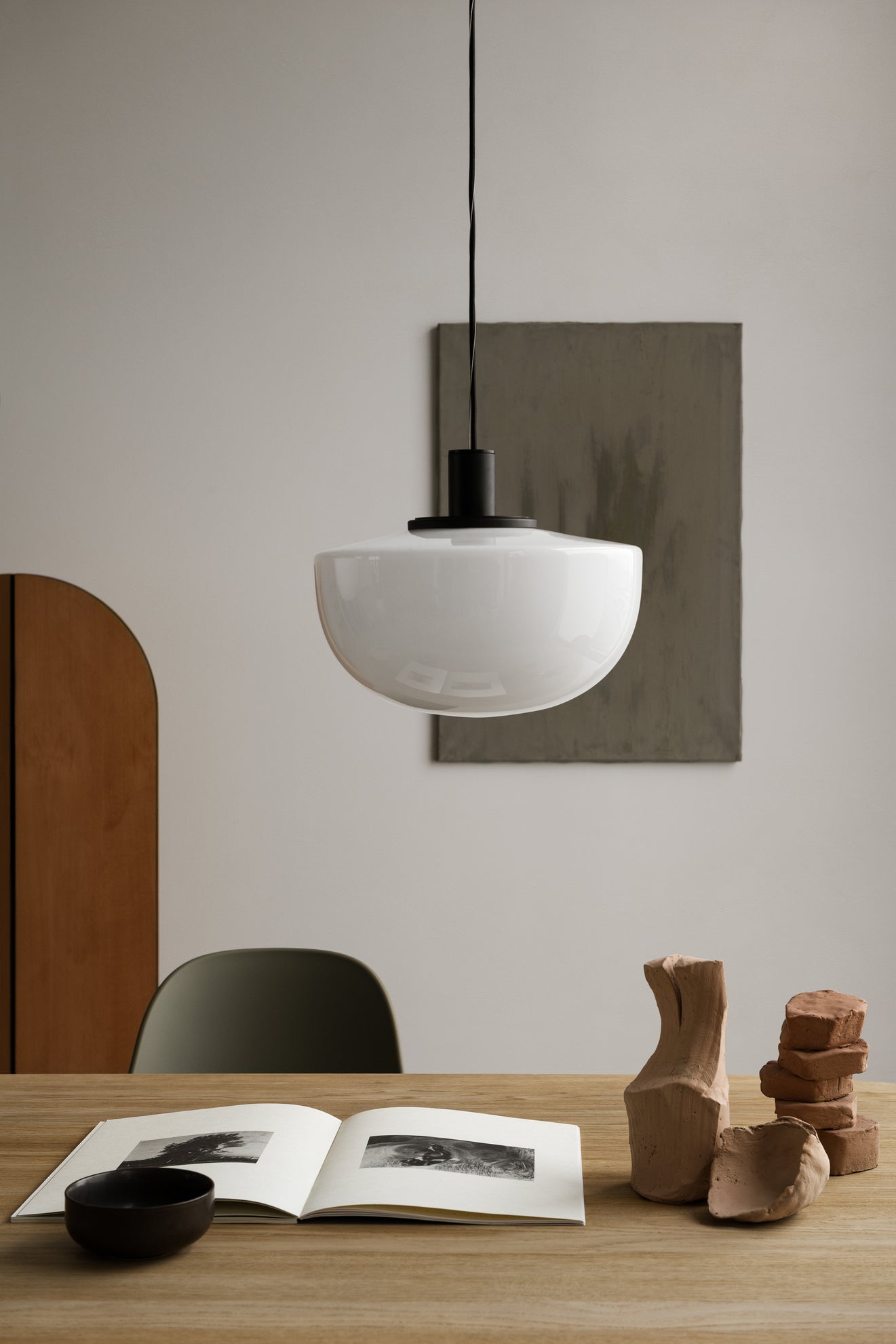 Lampa wisząca BANK dymione szkło