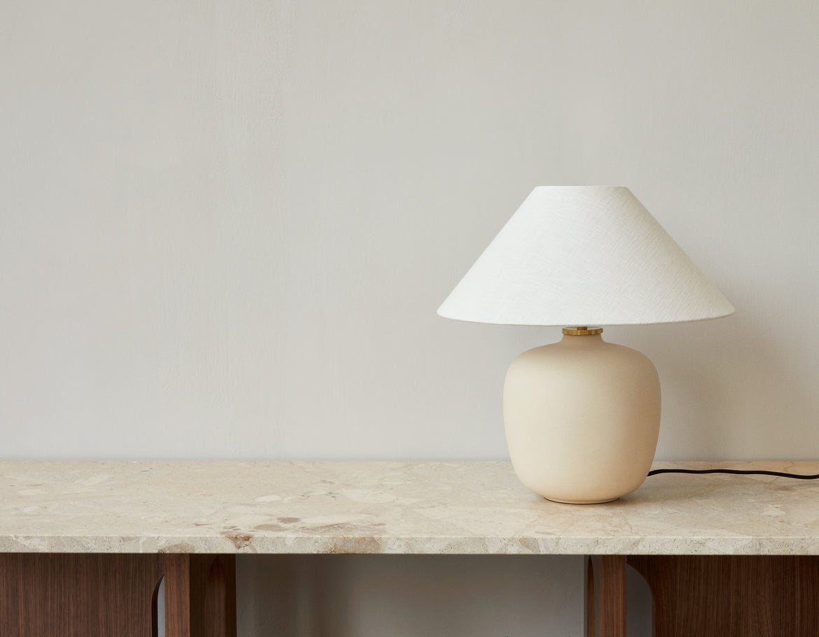 TORSO Table Lamp White Ceramic