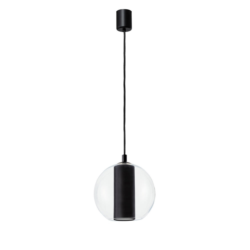Lampa wisząca MERIDA czarny z czarnym wykończeniem