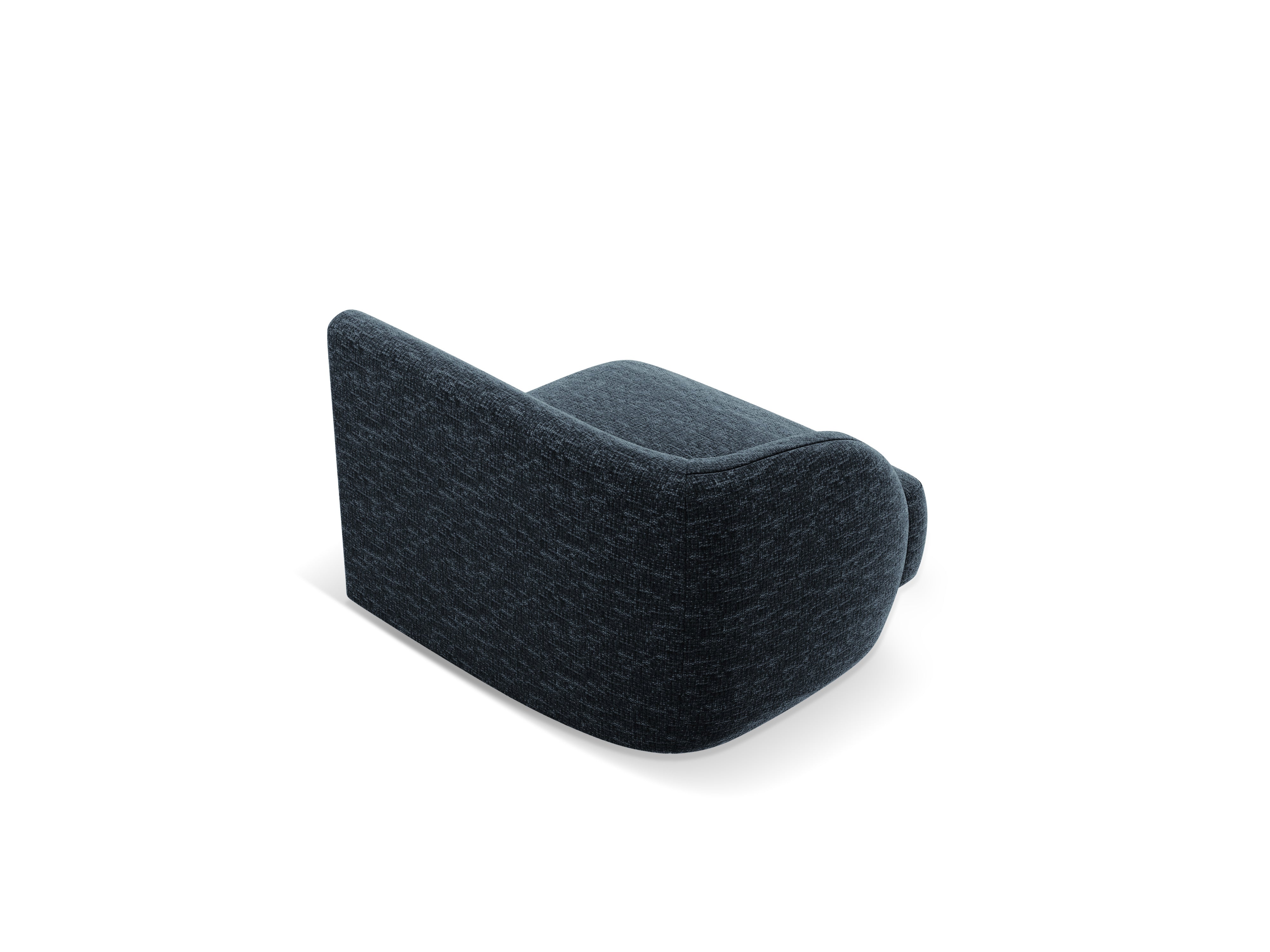 MILEY Modular Sofa - Left Module in Royal Blue Silky Chenille