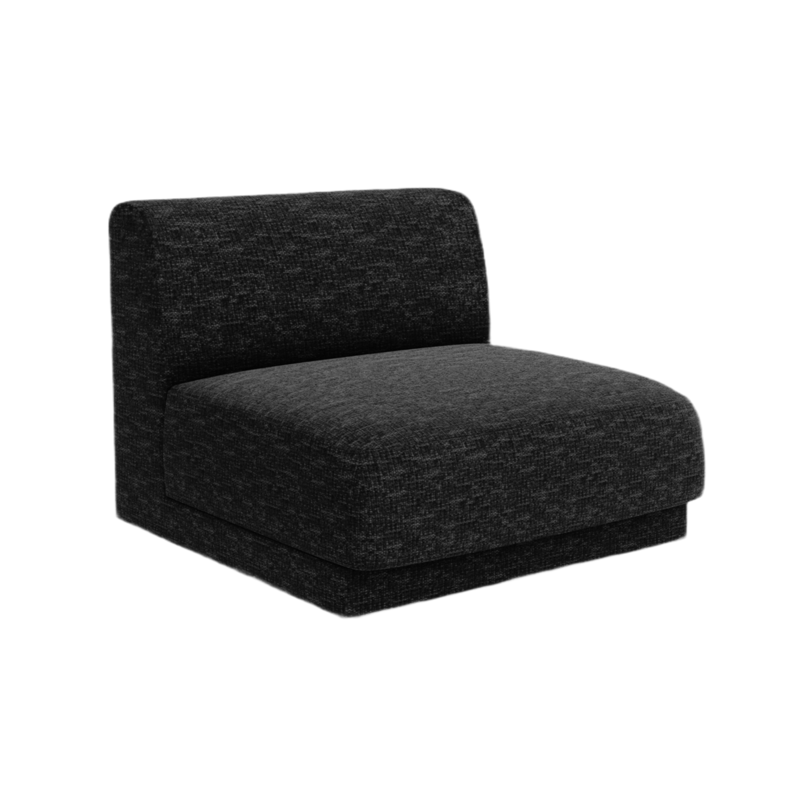 Sessel / Modul MILEY schwarzer Chenille