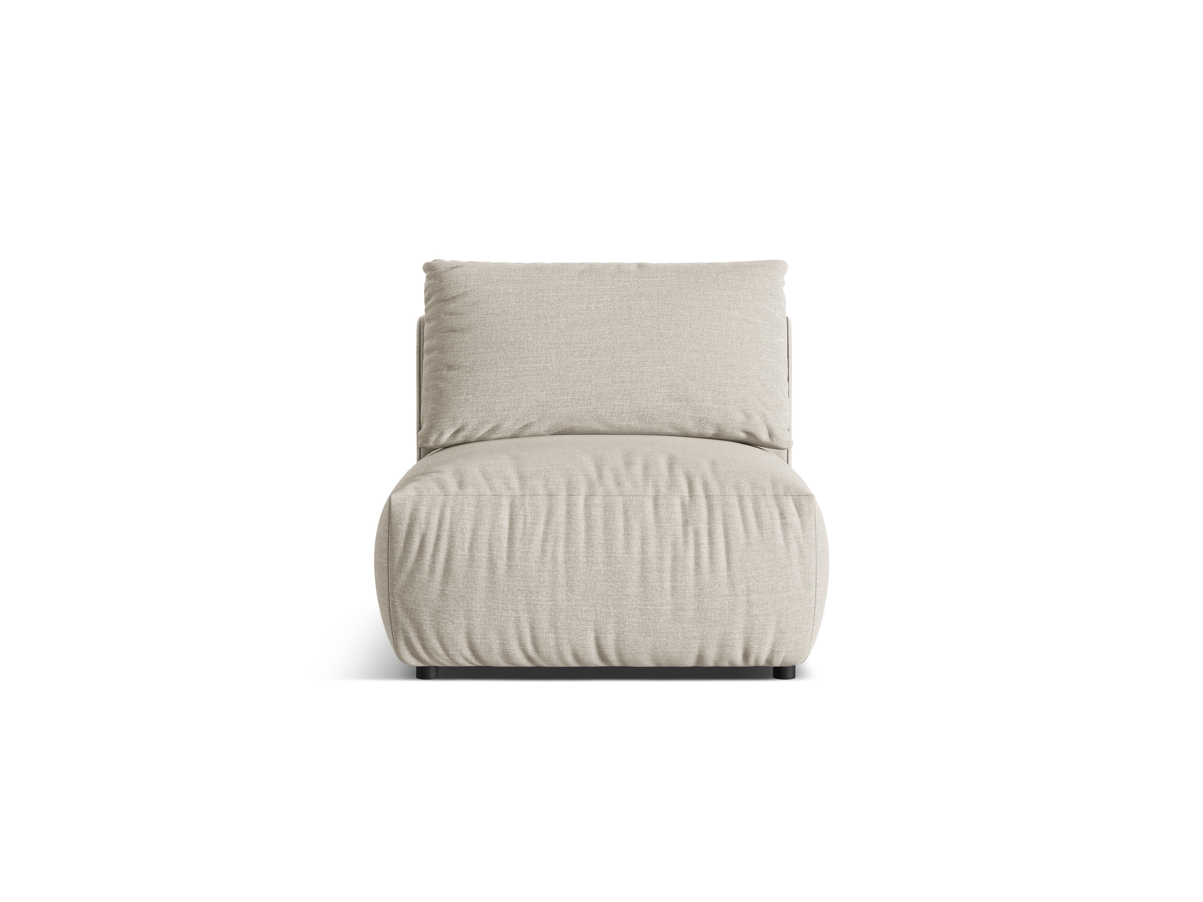 Sofa modułowa CHRIS - element środkowy kremowy szenil