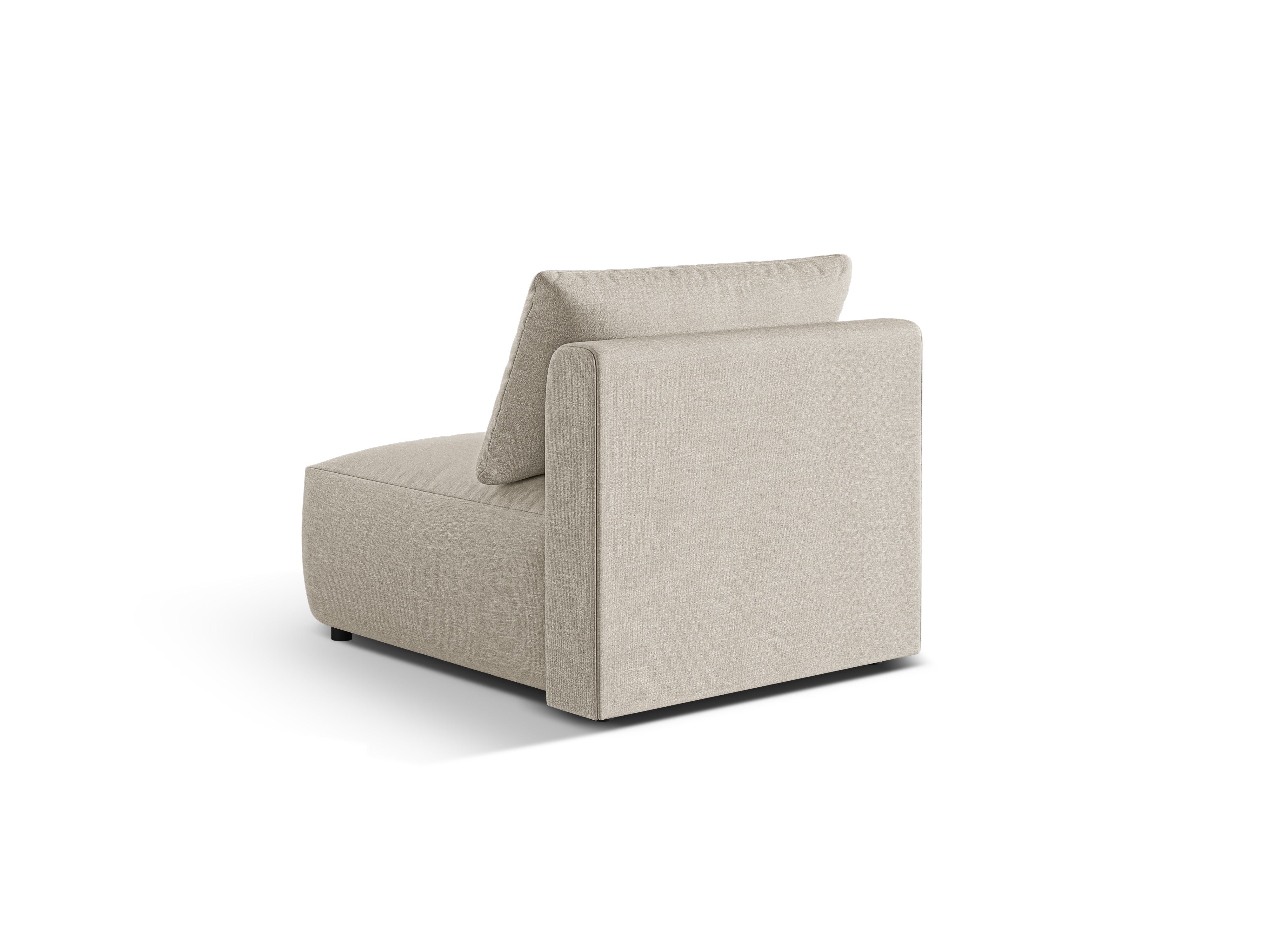 Sofa modułowa CHRIS - element środkowy kremowy szenil