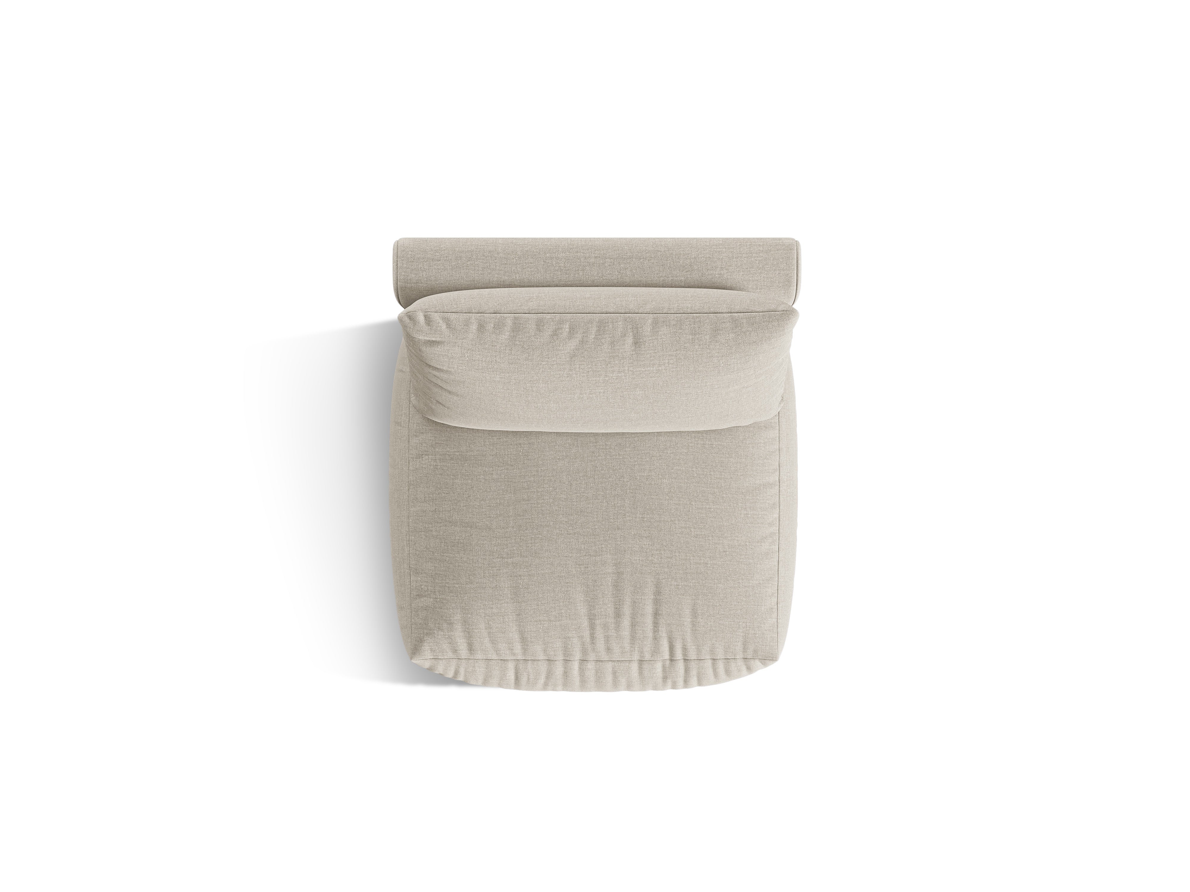 Sofa modułowa CHRIS - element środkowy kremowy szenil