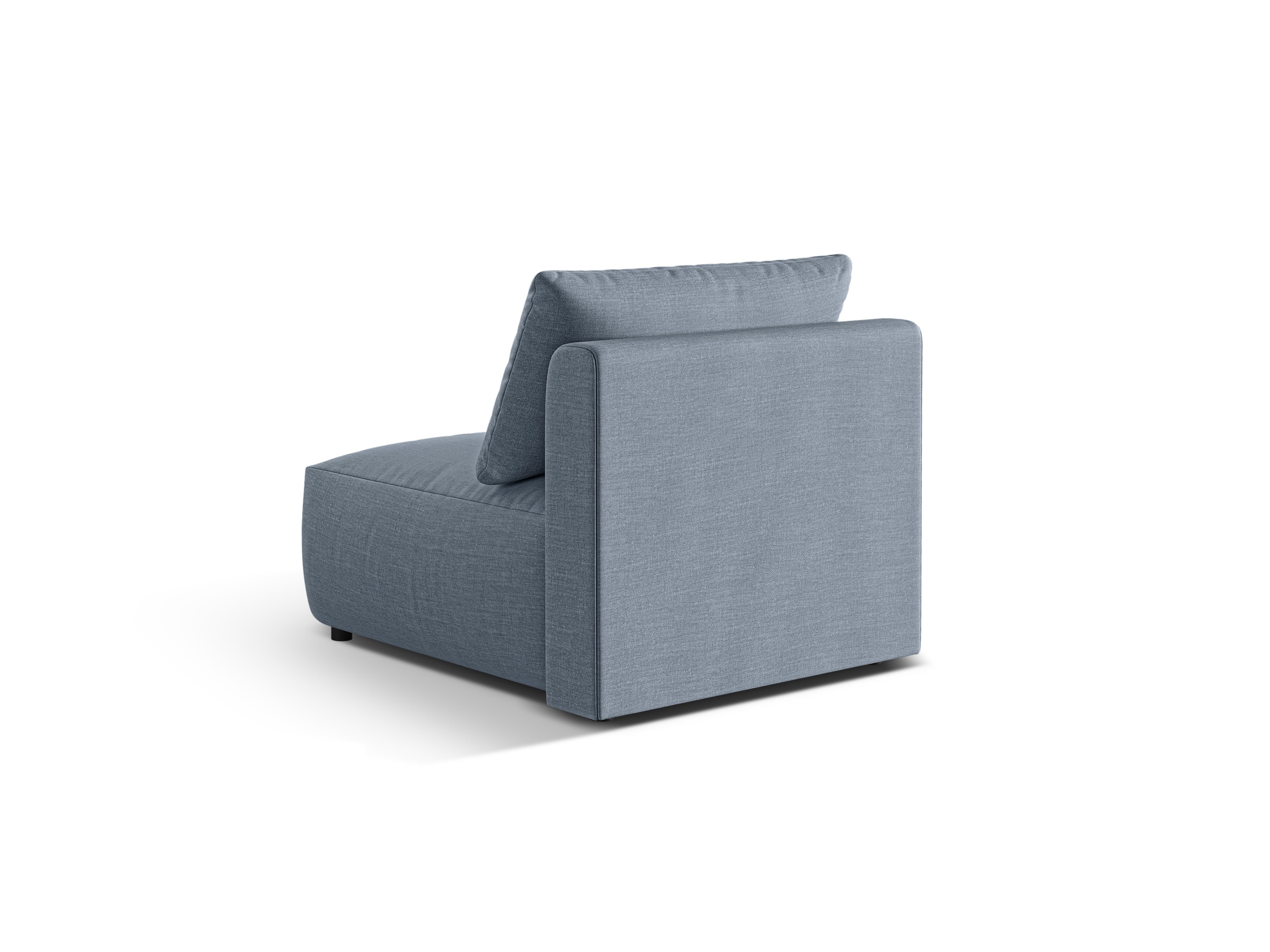 Sofa modułowa CHRIS - element środkowy jasnoniebieski szenil
