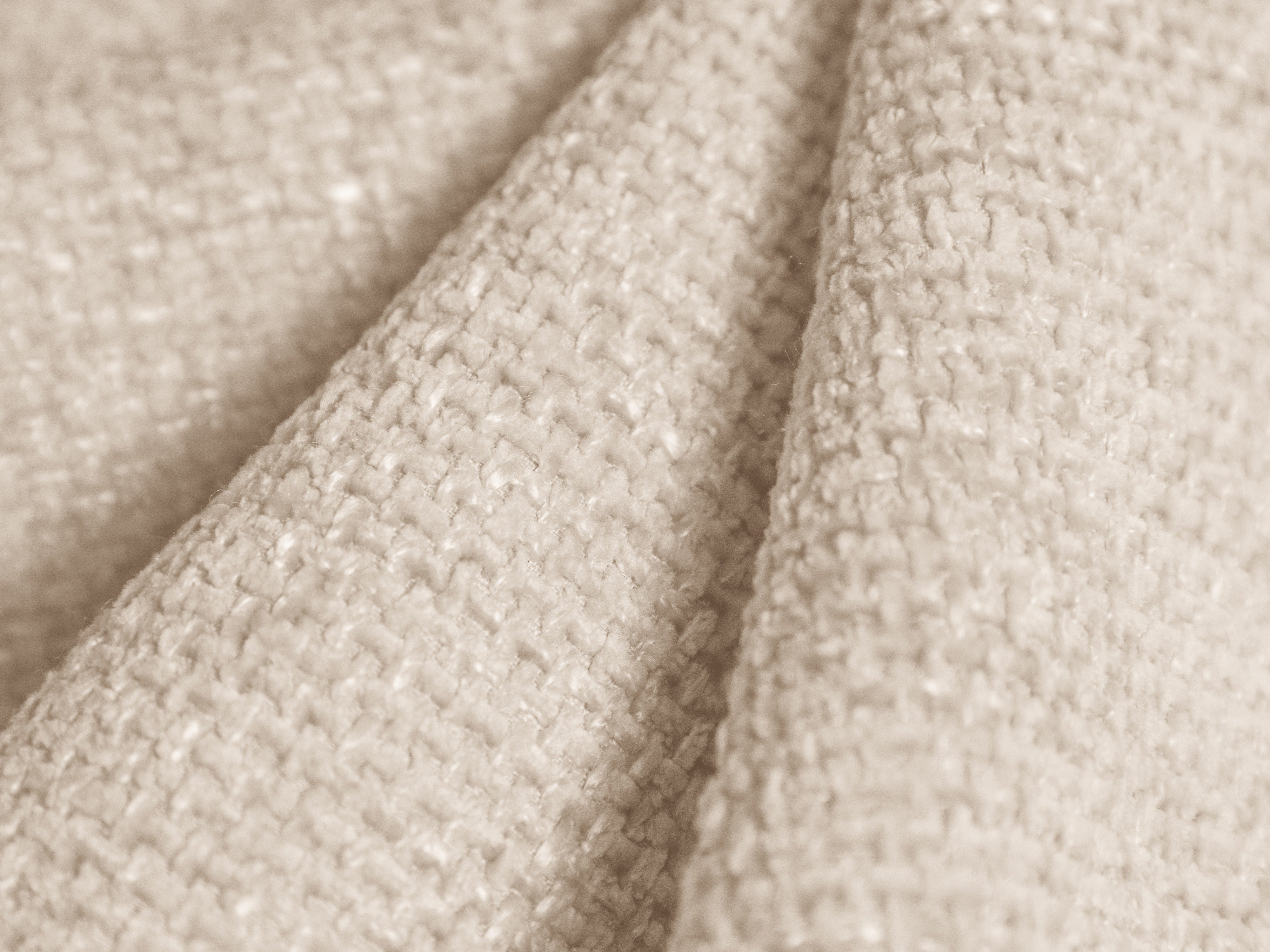 Szezlong 2-sitzig rechts MILEY beige schimmernder Chenille