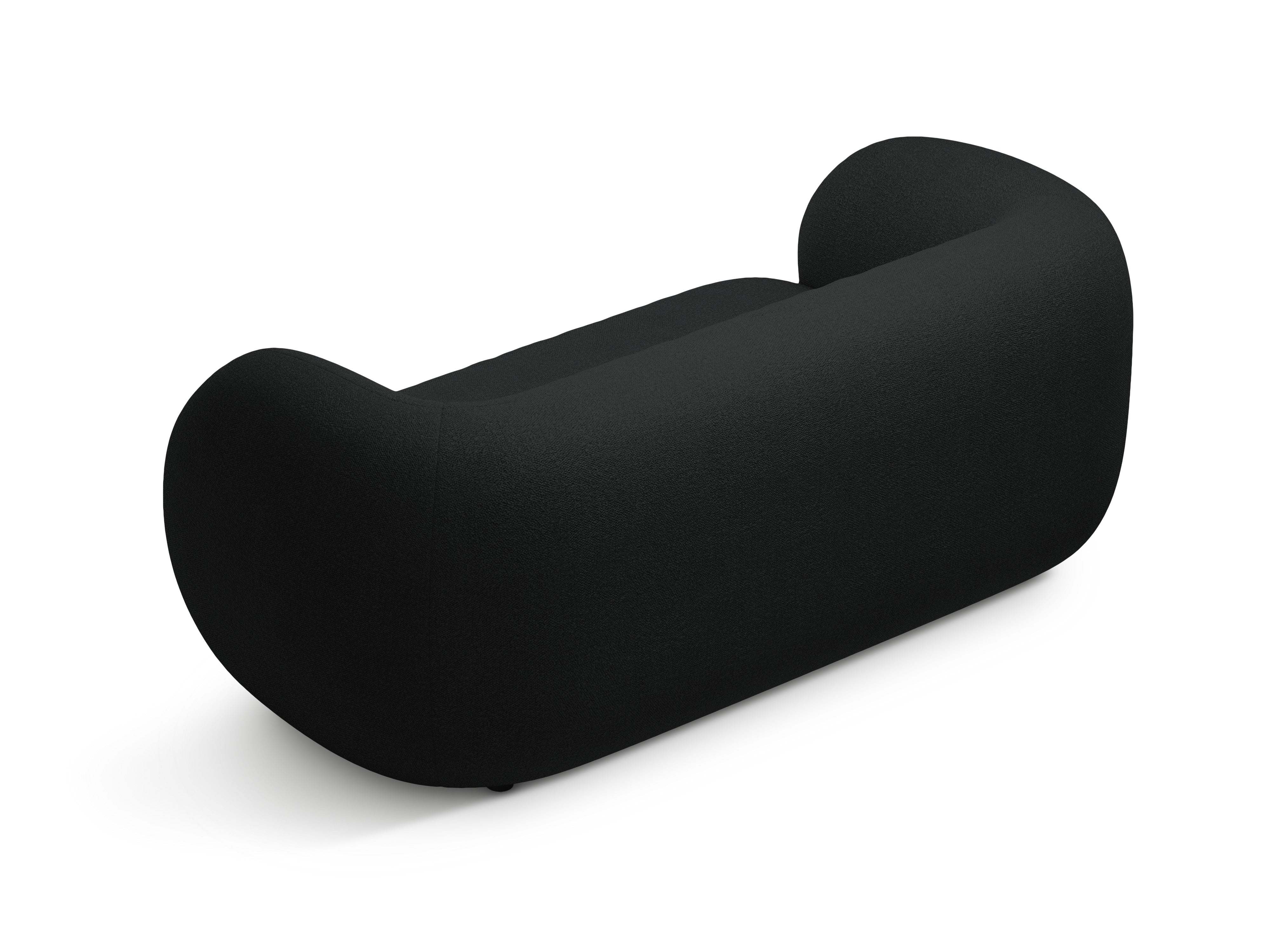 Sofa 2-osobowa KATE czarny boucle