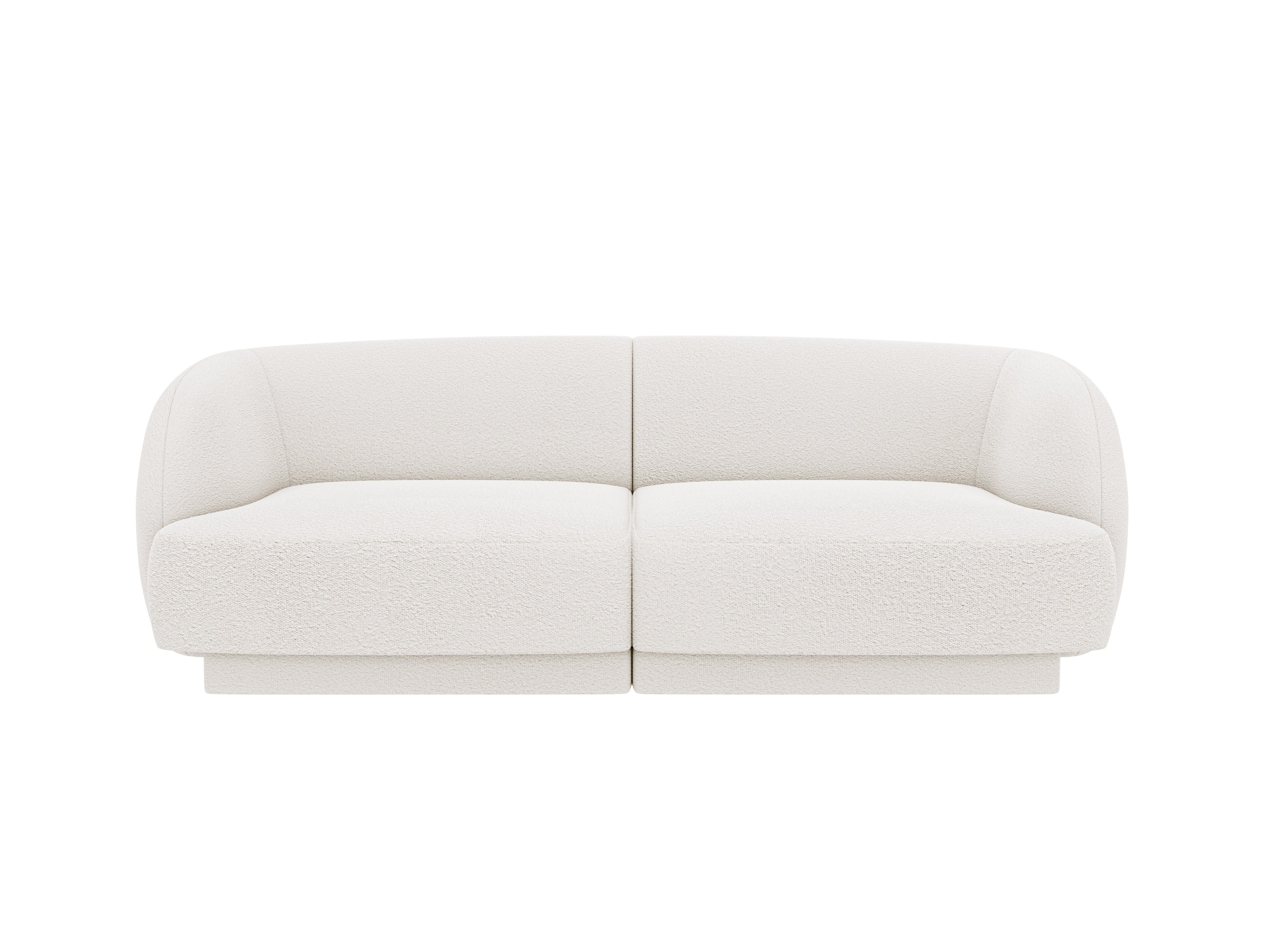 Sofa 2-osobowa MILEY biały boucle