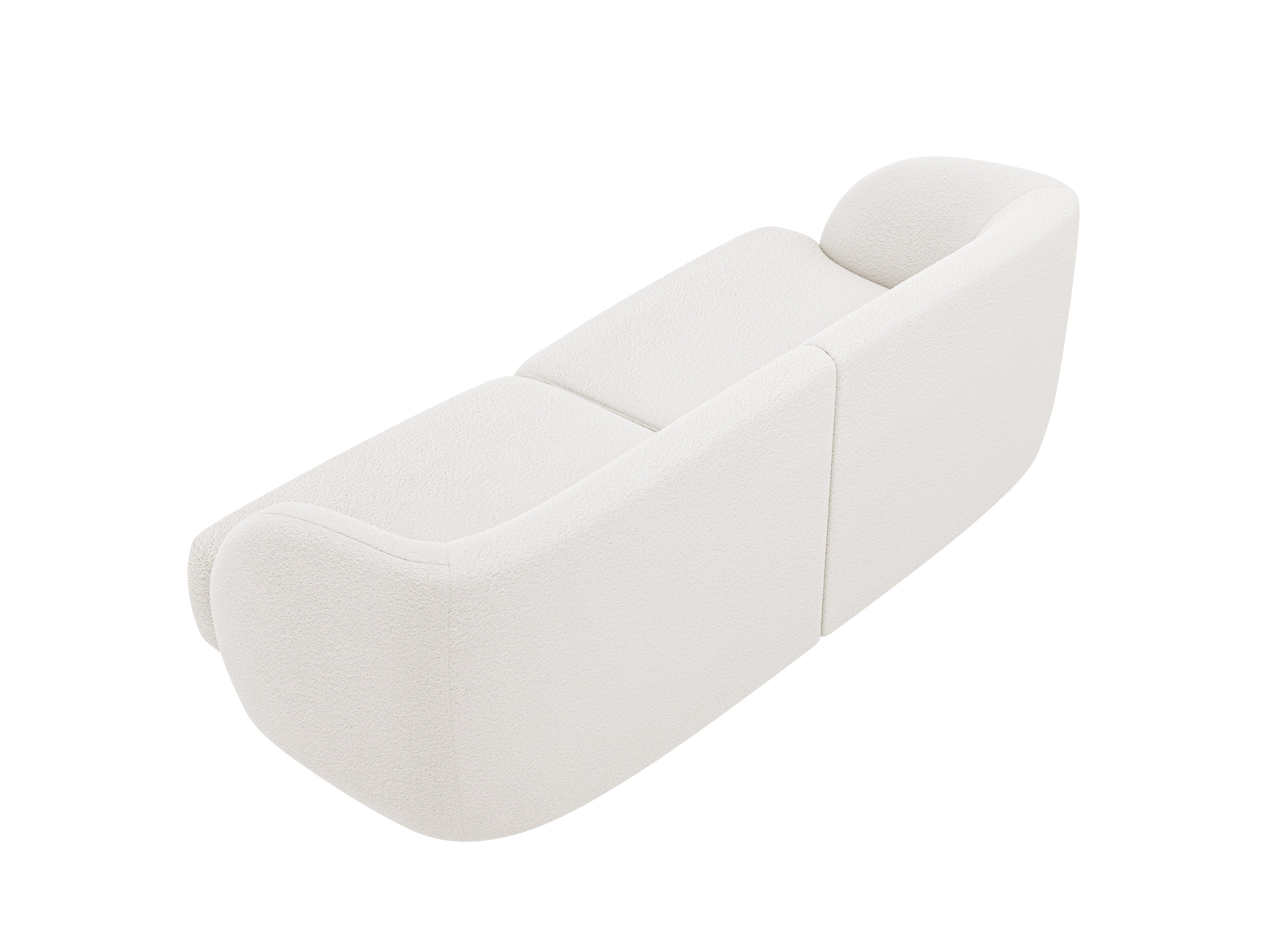 Sofa 2-osobowa MILEY biały boucle