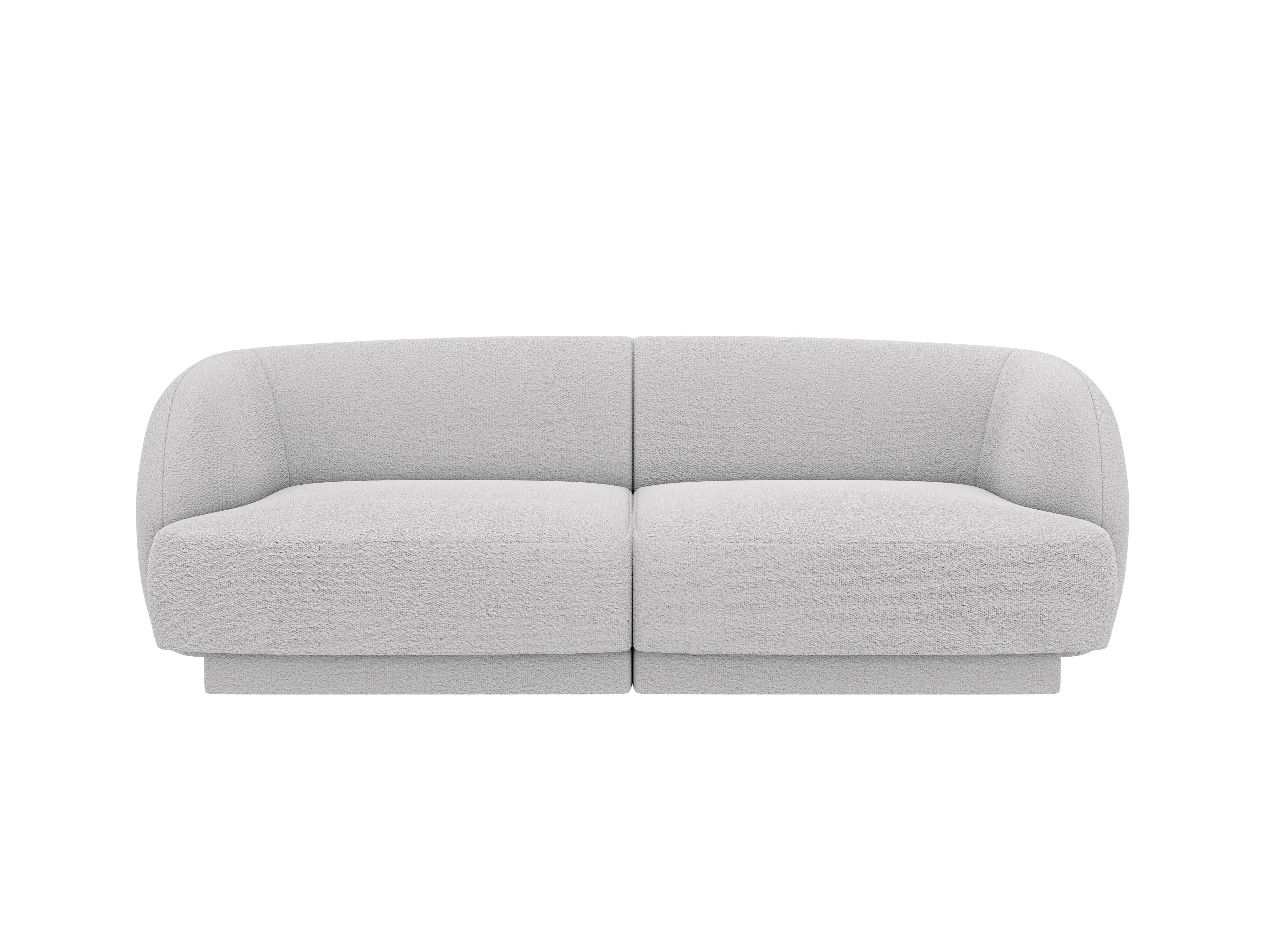 Sofa 2-osobowa MILEY jasnoszary boucle