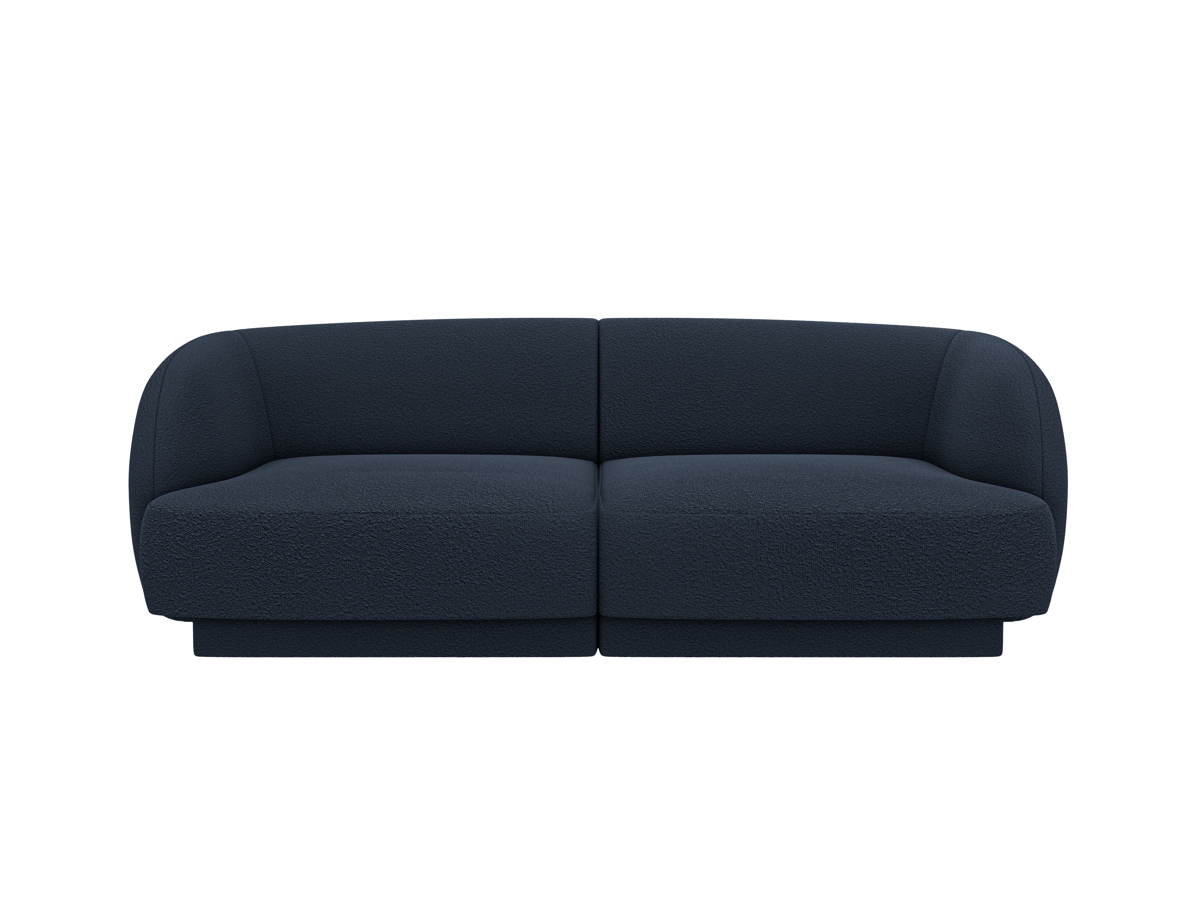 Sofa 2-osobowa MILEY ciemnoniebieski boucle