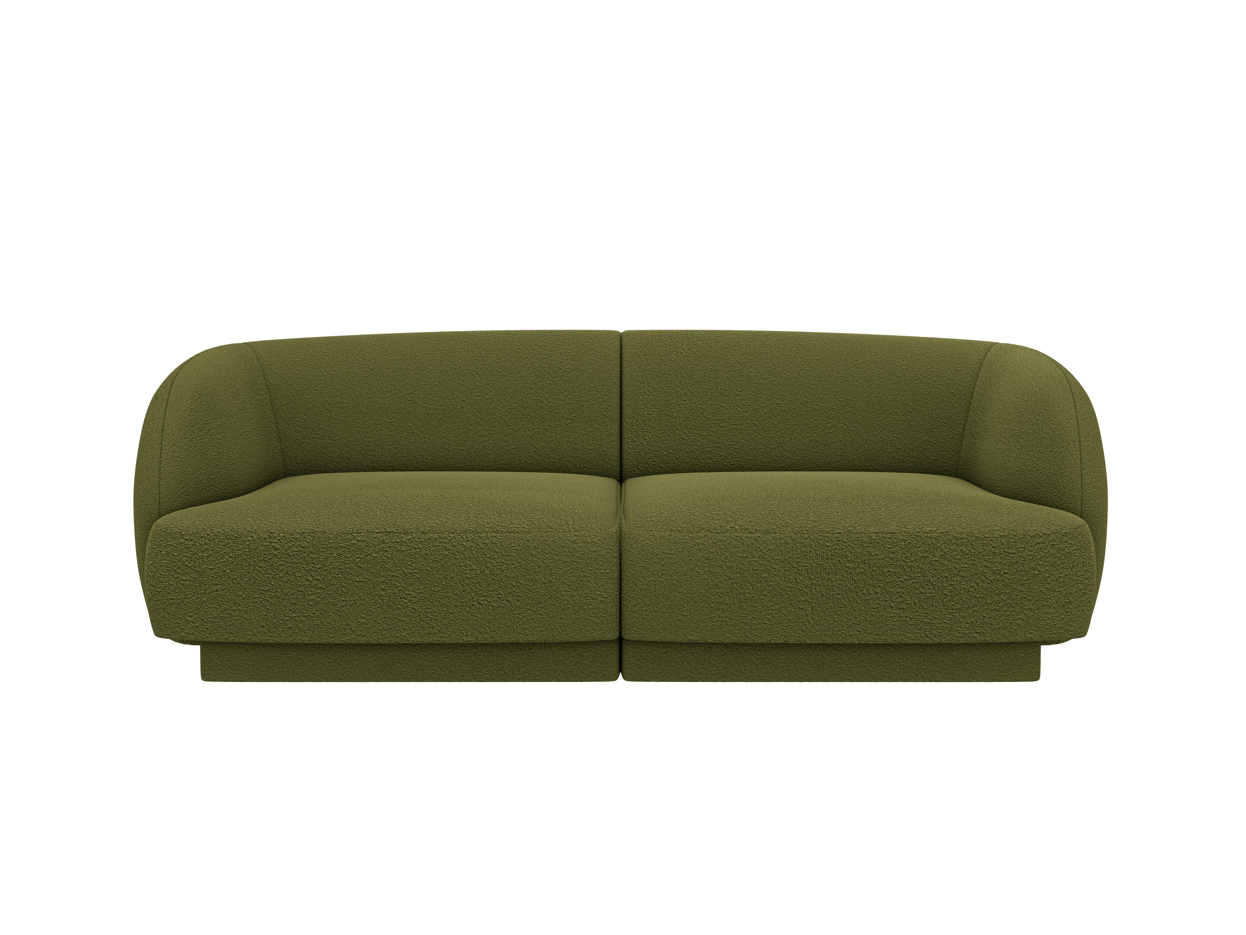 Sofa 2-sitzig MILEY grün Boucle