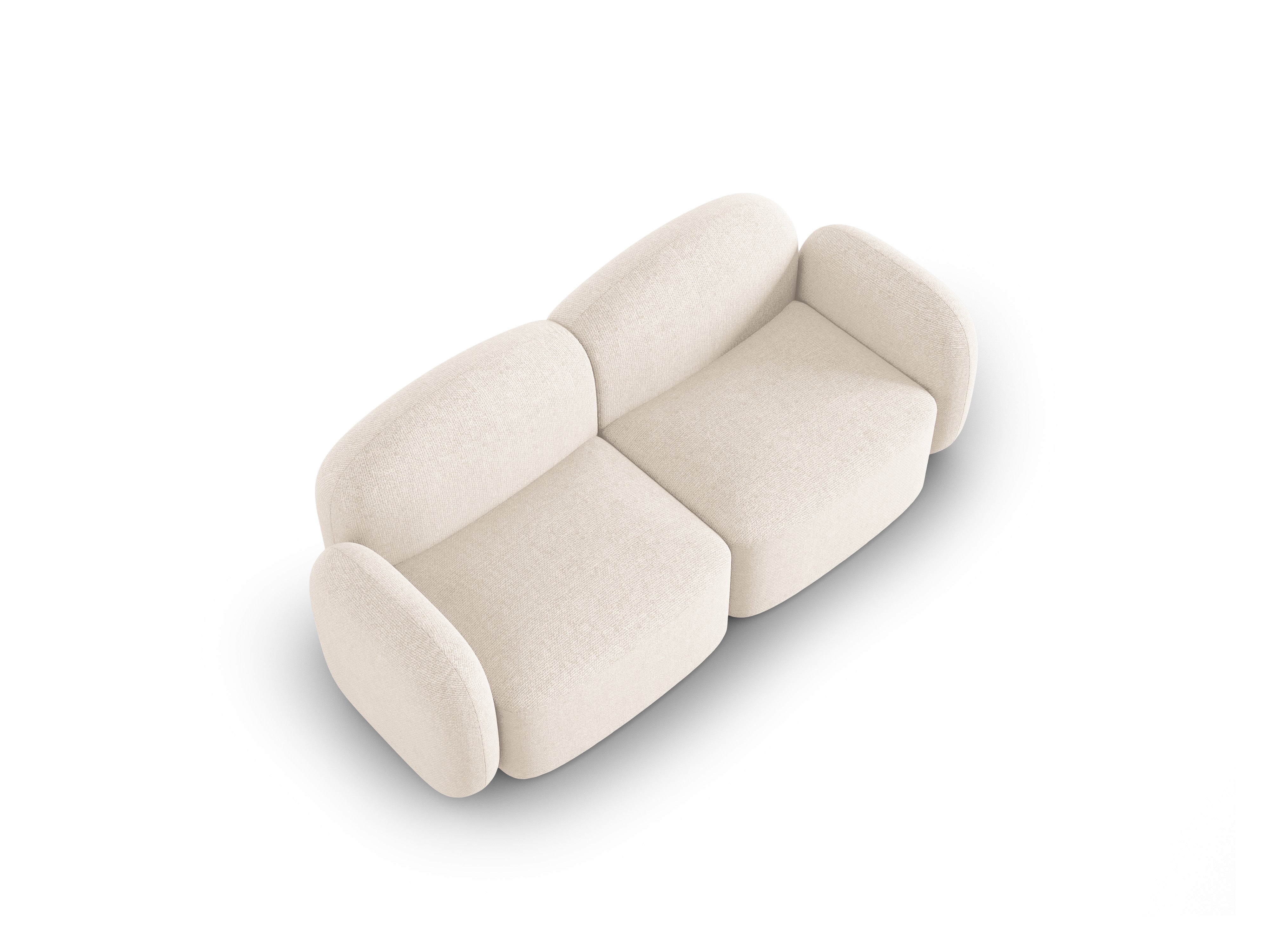 Sofa 2-osobowa BLAIR szenil jasnobeżowy melanż Micadoni Eye on Design